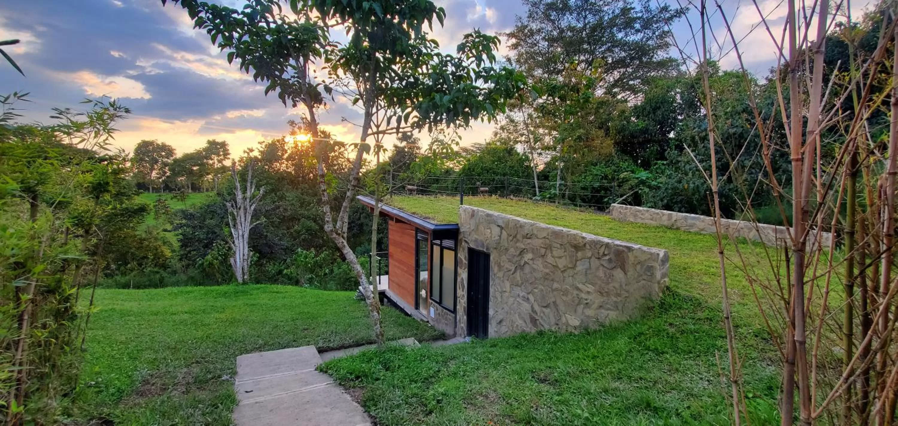 Natural landscape in Ecohotel Alma