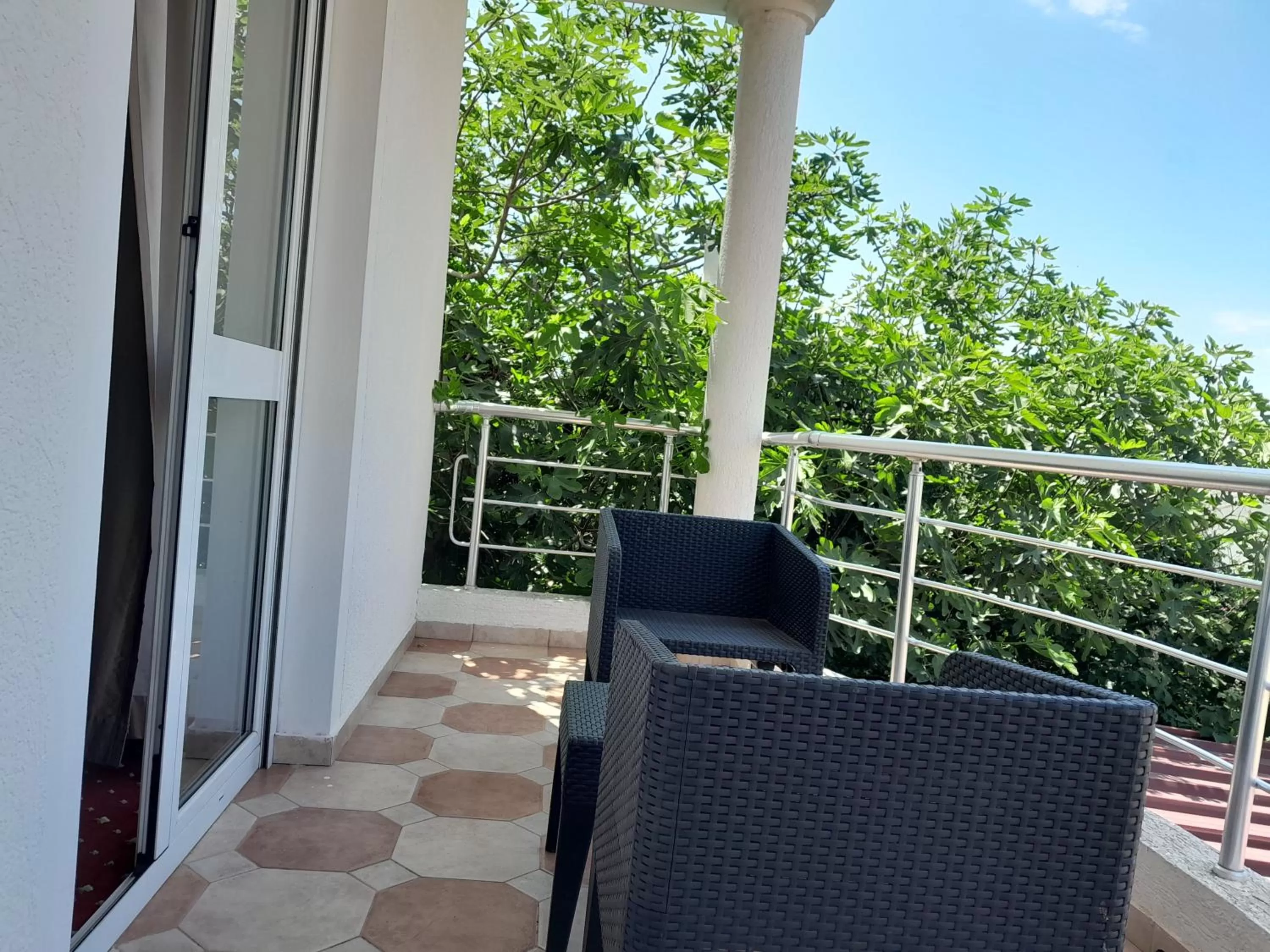 Balcony/Terrace in Petriti & Spa