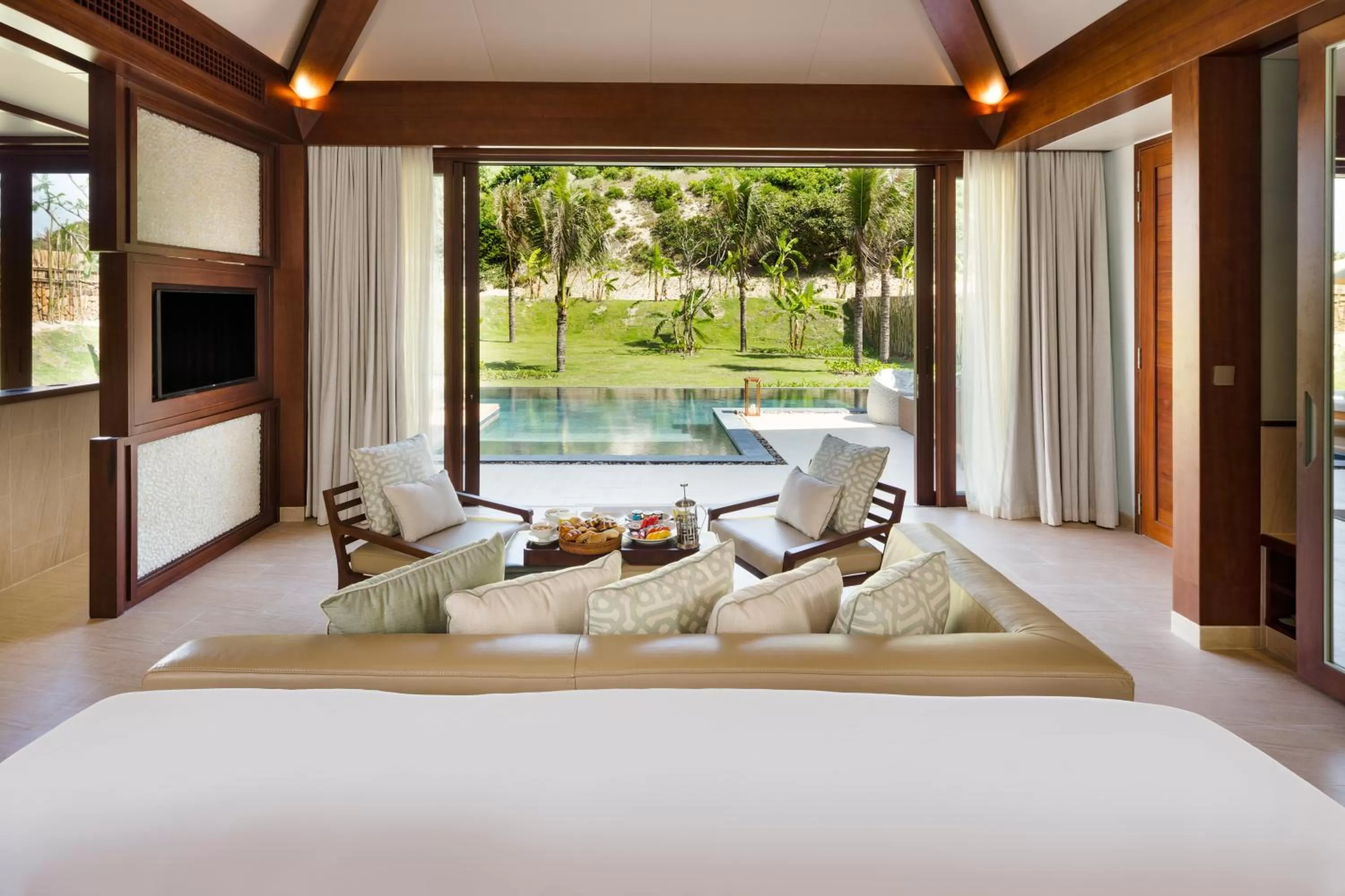 TV and multimedia, Bed in Fusion Resort Cam Ranh - All Spa Inclusive