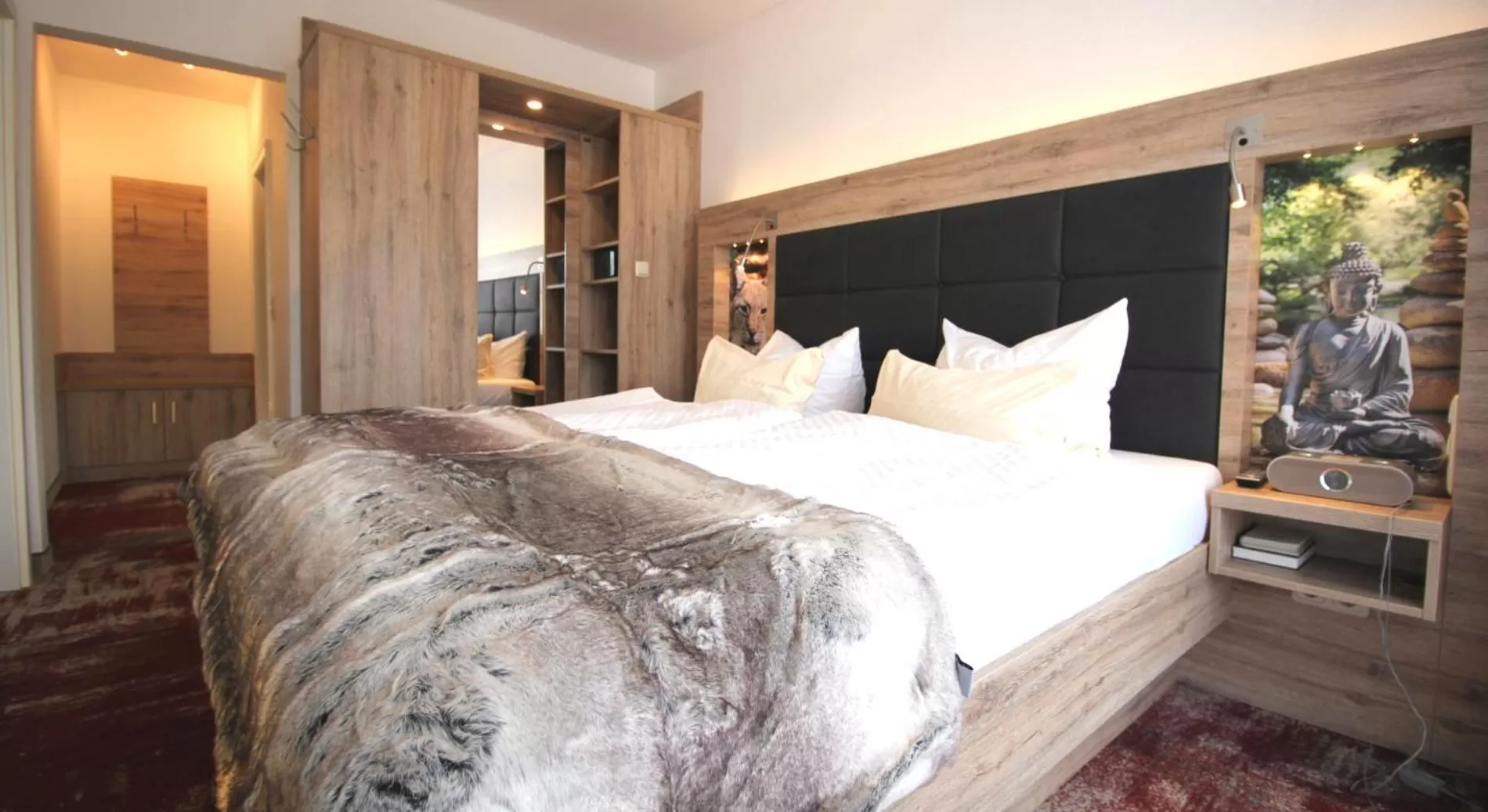 Bed in Wellness & Ayurveda Hotel Am Eichenberg