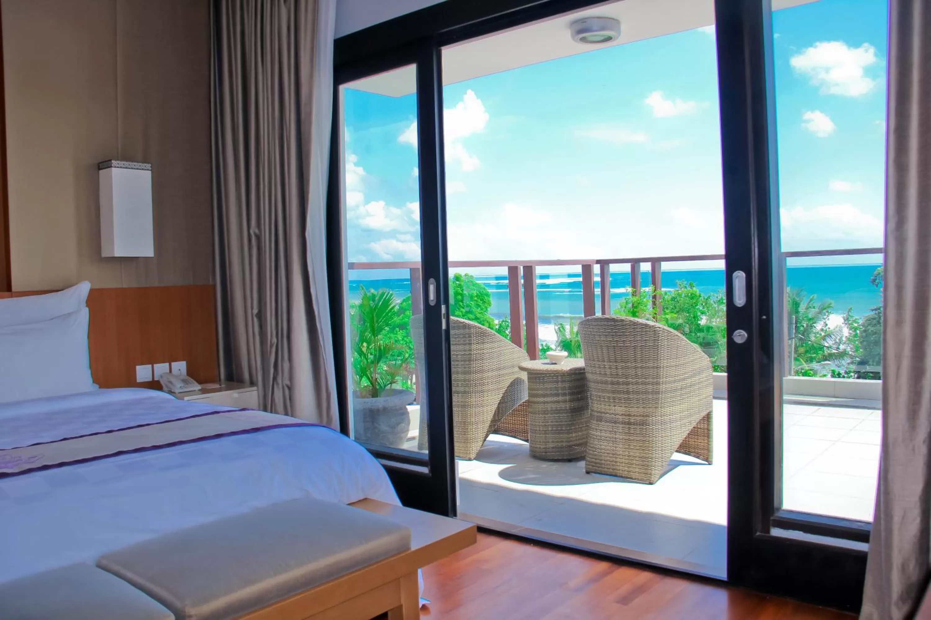 Balcony/Terrace, Bed in Truntum Kuta Bali