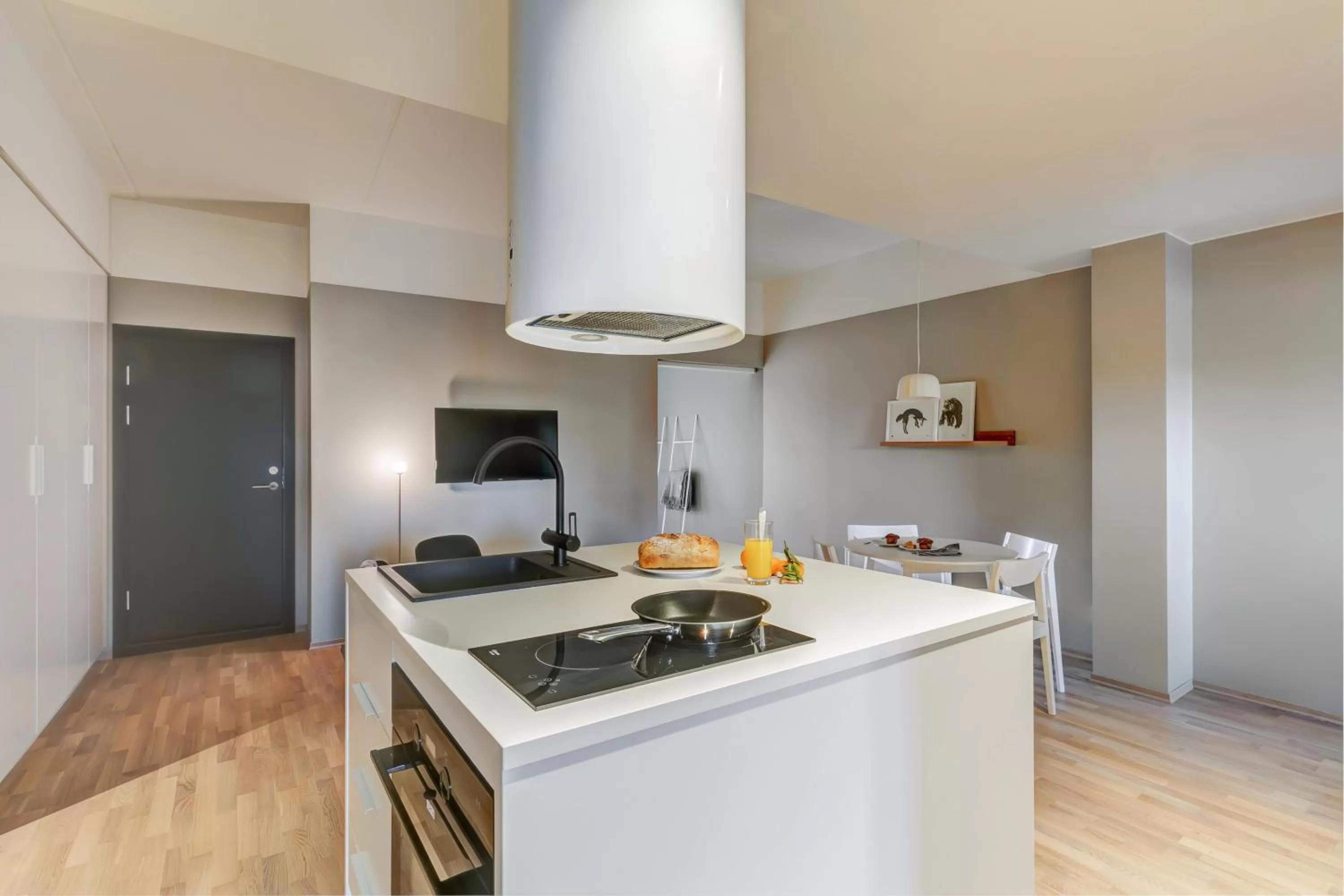 Kitchen or kitchenette in Forenom Aparthotel Oslo