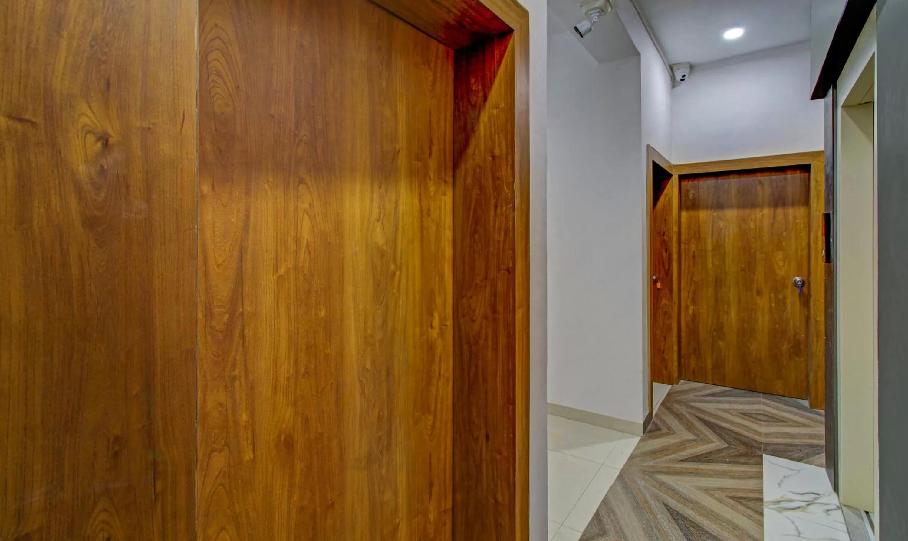 Bed in Treebo Trend White House