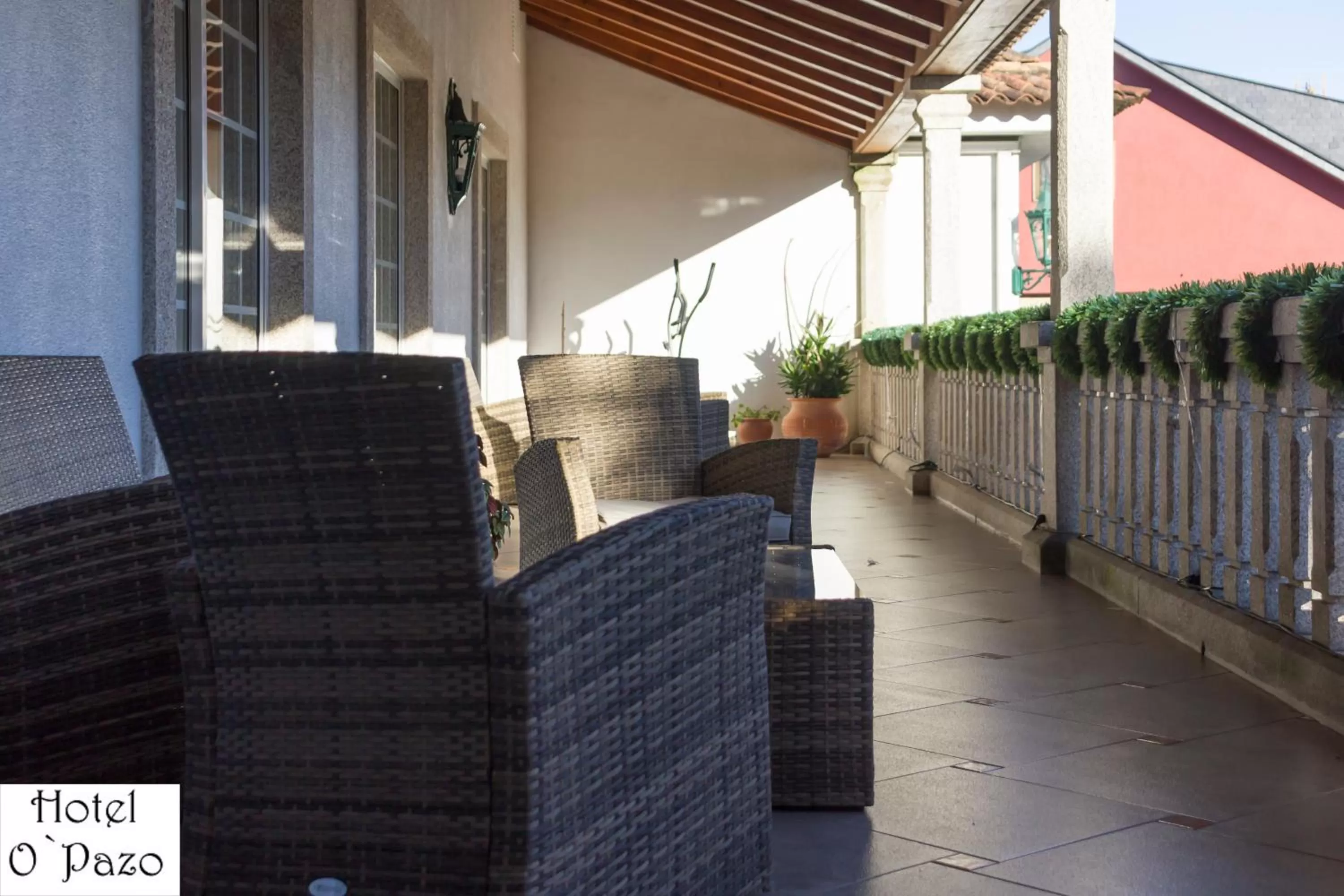 Balcony/Terrace in Hotel O'Pazo