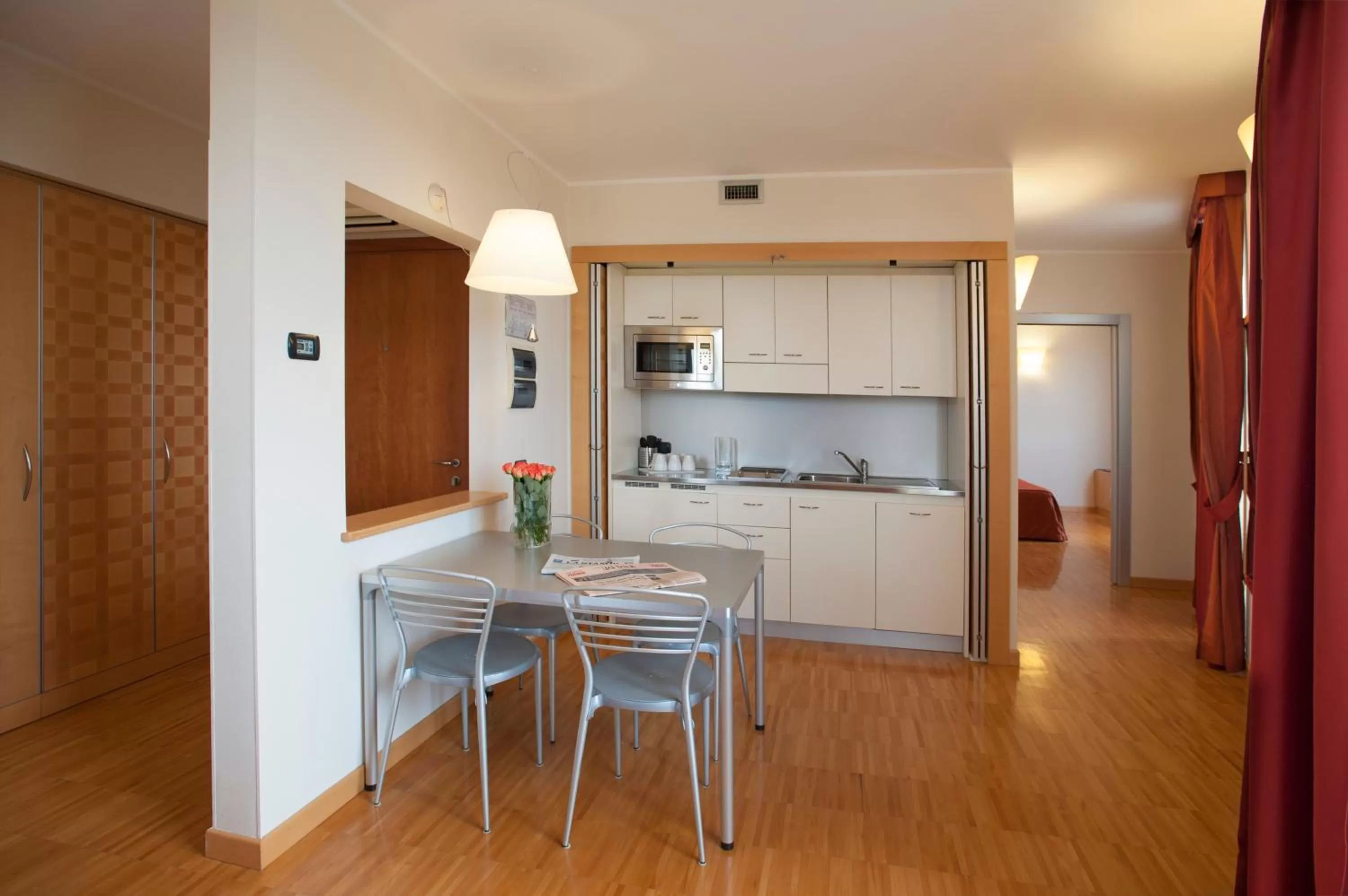 Kitchen or kitchenette in AlbaResidence Masera26