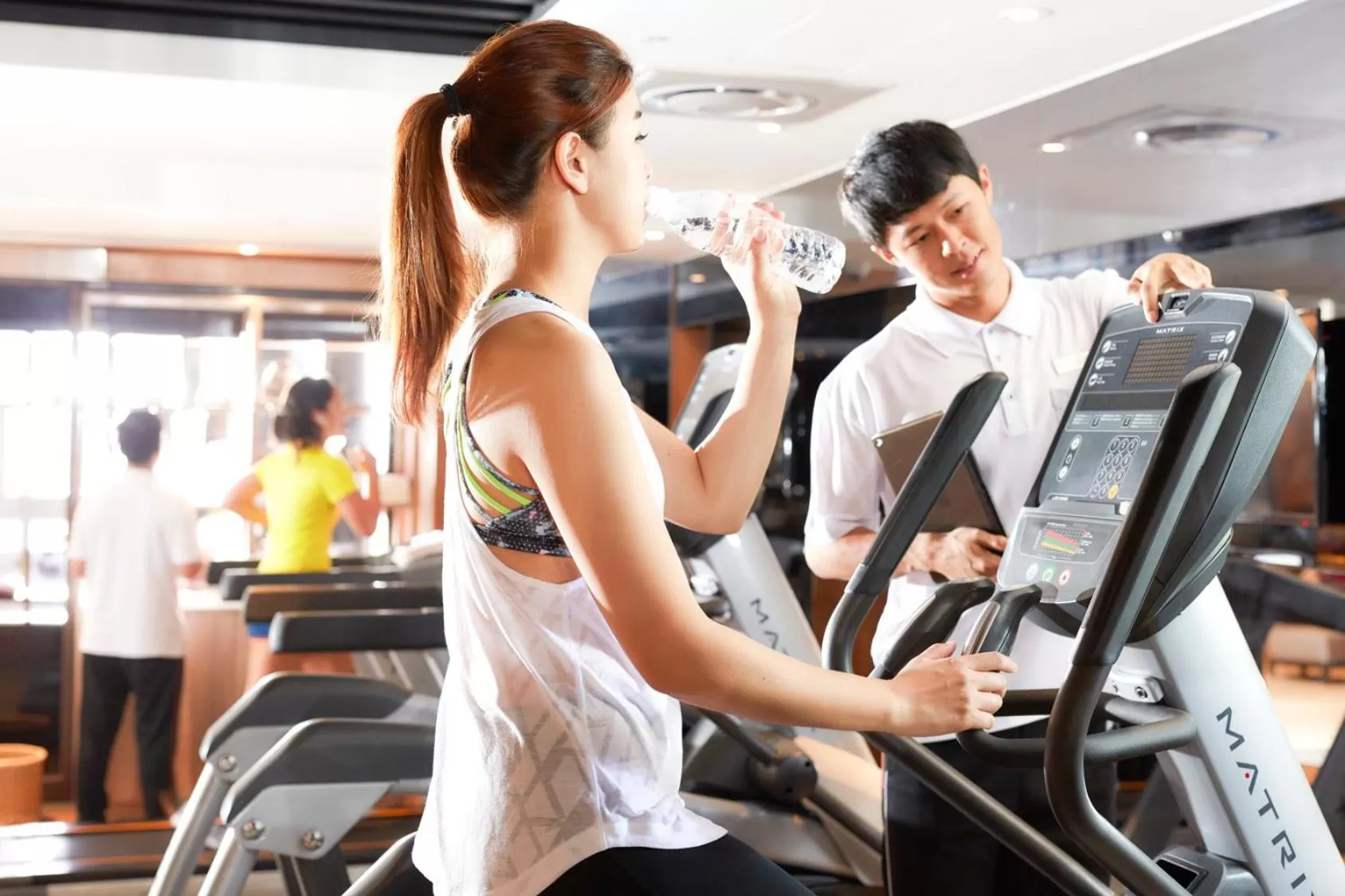 Fitness centre/facilities in The Howard Prince Hotel Taichung