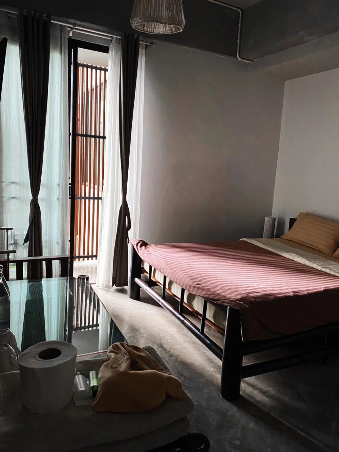 Photo of the whole room, Bed in Lamphu House Chiang Mai