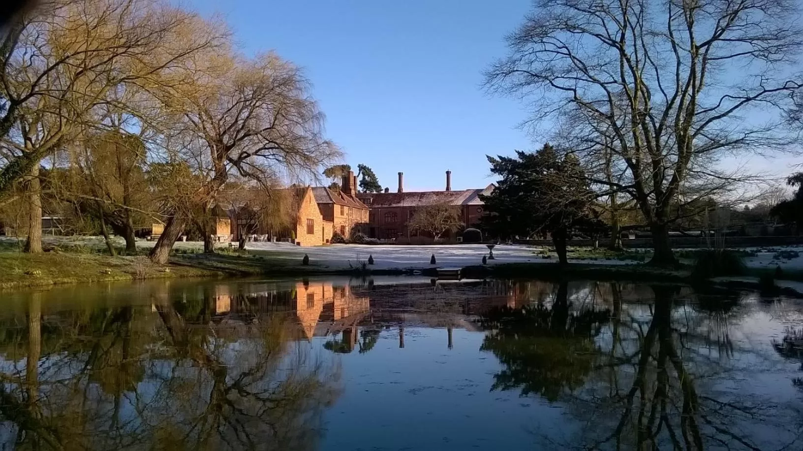 Lake view in Seckford Hall Hotel & Spa