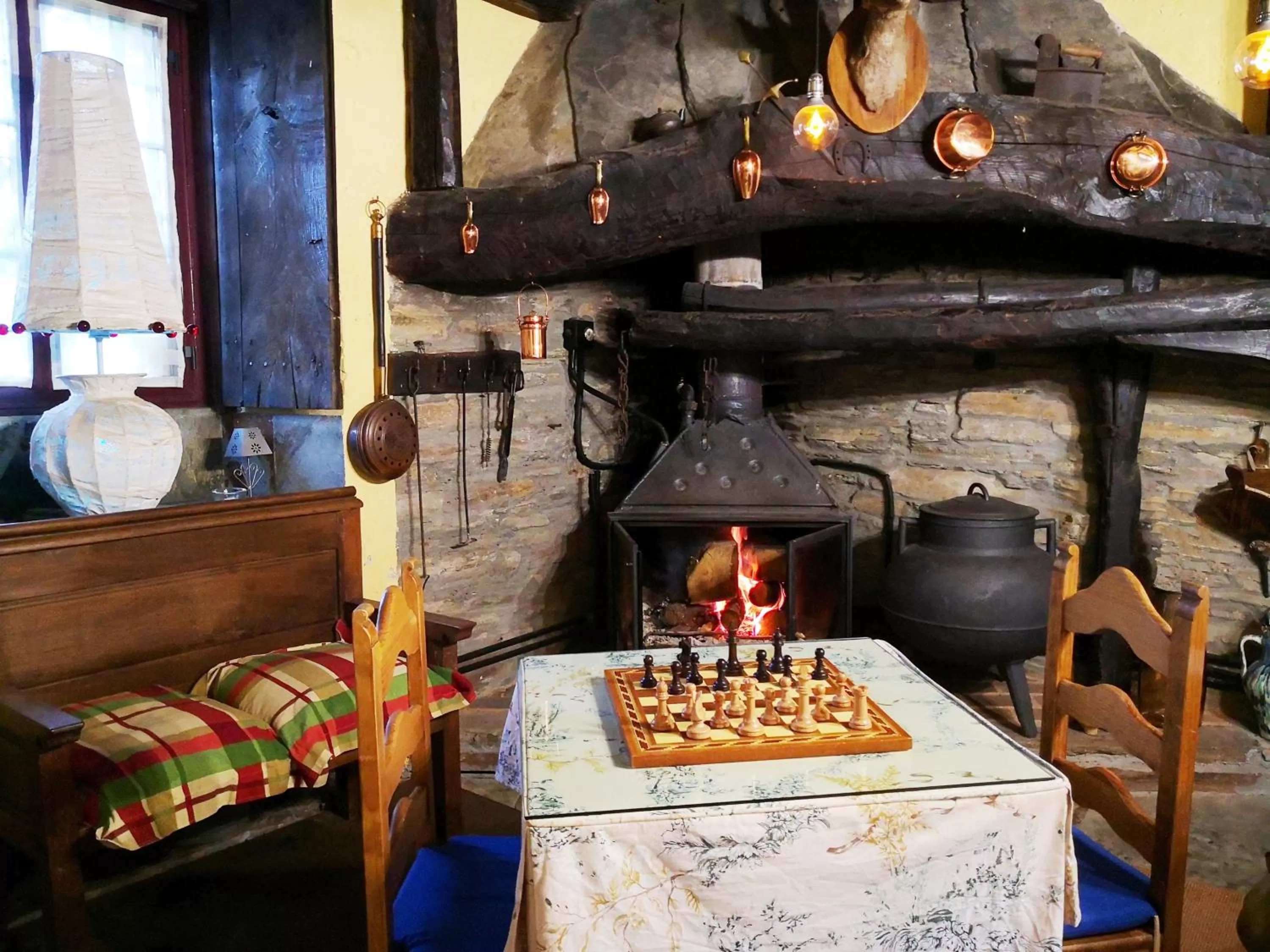 Lounge or bar, BBQ Facilities in Hotel Casa de Díaz