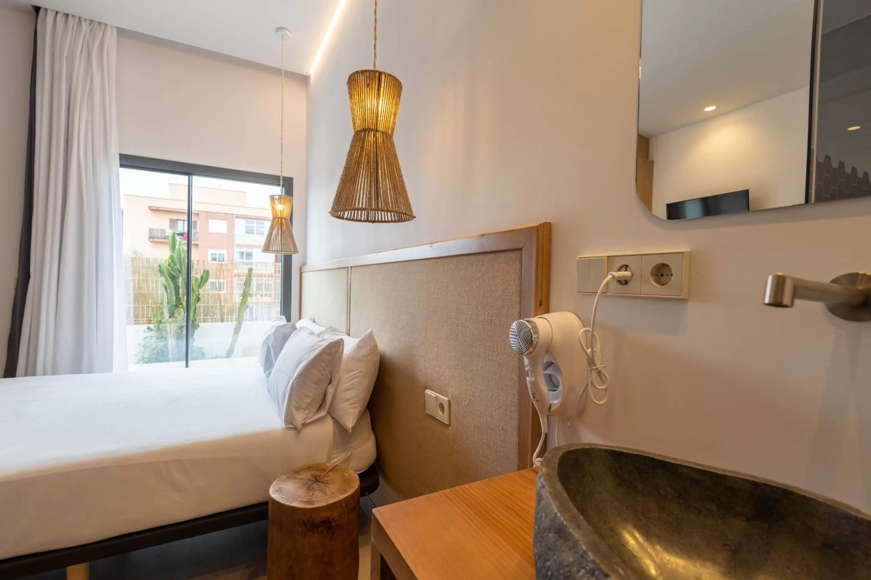 Bedroom, Bathroom in Play Hotel Ibiza - Adults Only