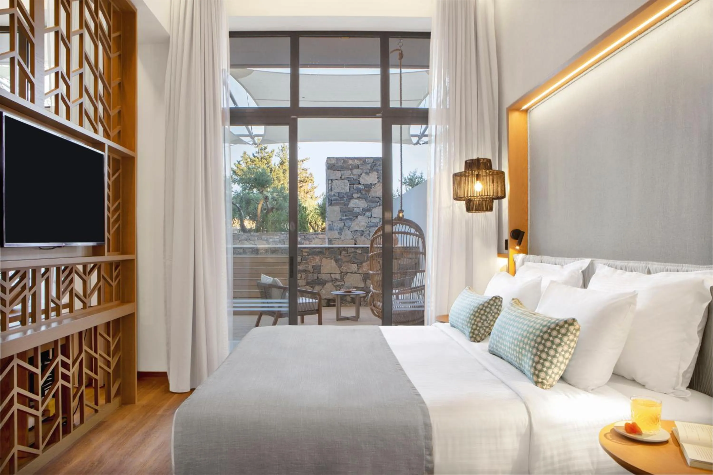 Bedroom, Bed in Wyndham Grand Crete Mirabello Bay