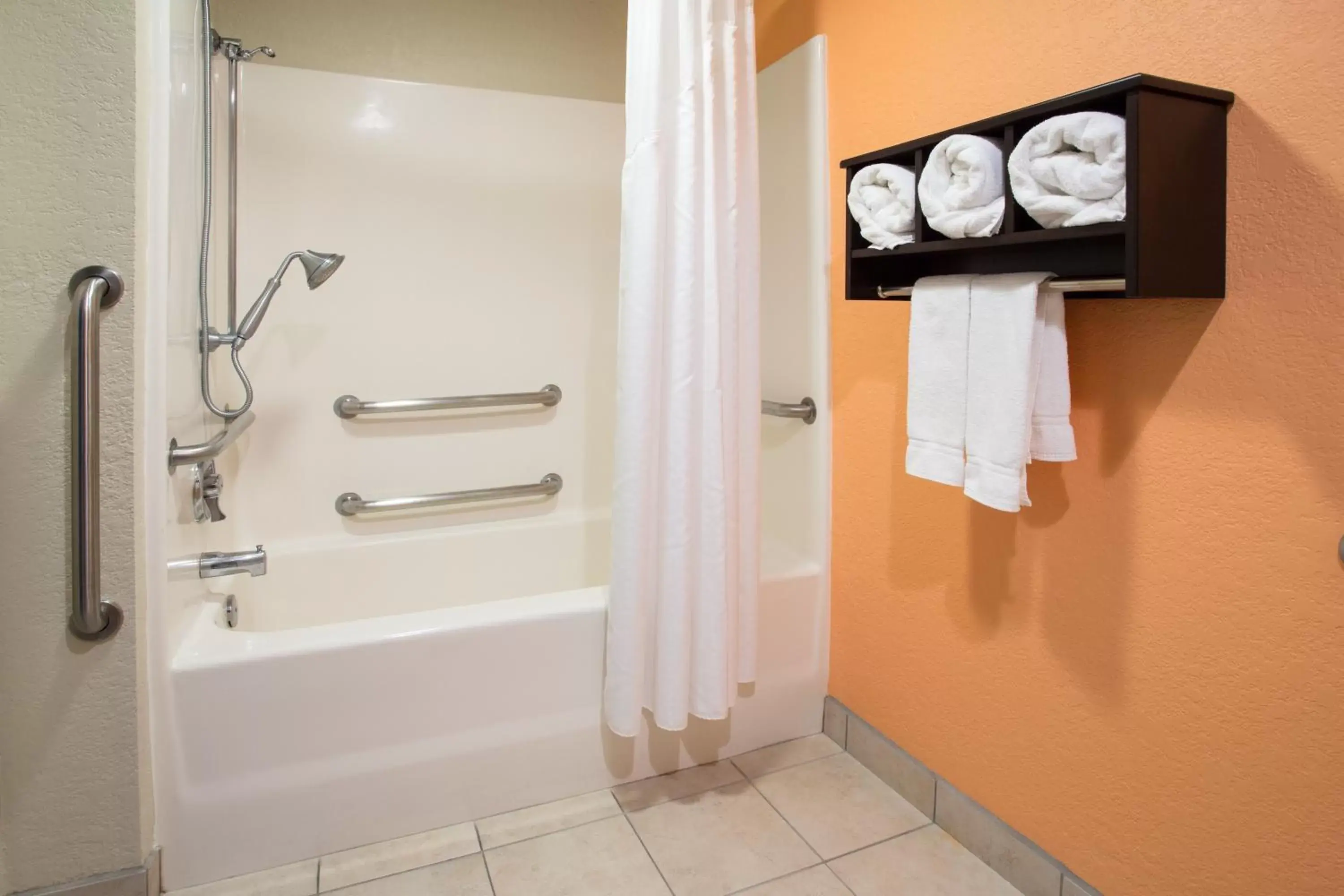 Standard King Room with Mobility Accessible Tub in Holiday Inn Express Hotel & Suites Lexington by IHG Standard King Room with Mobility Accessible Tub in Holiday Inn Express Hotel & Suites Lexington by IHG