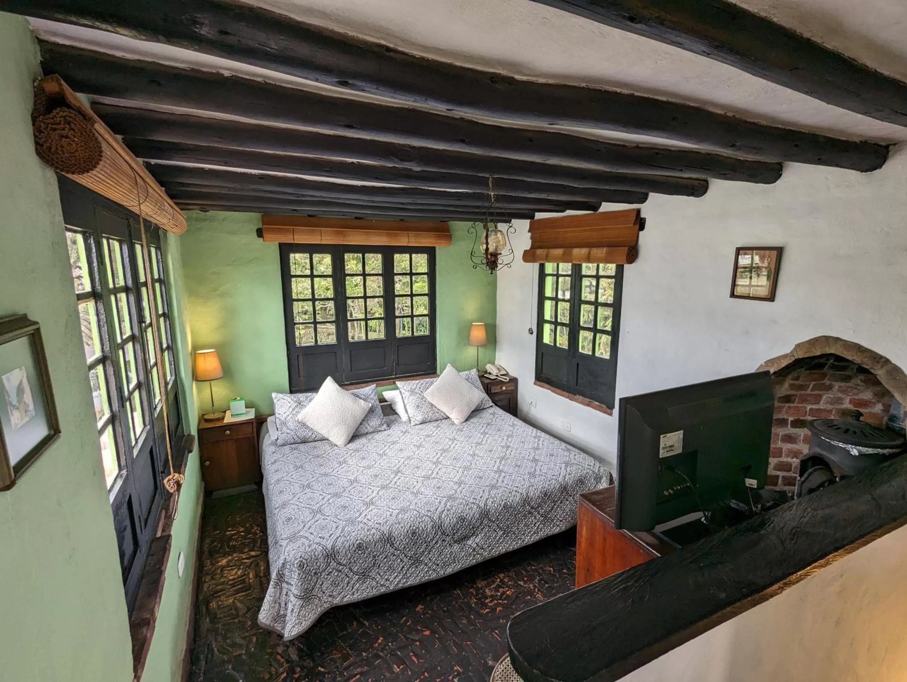 Bed in Posada Cafe La Huerta