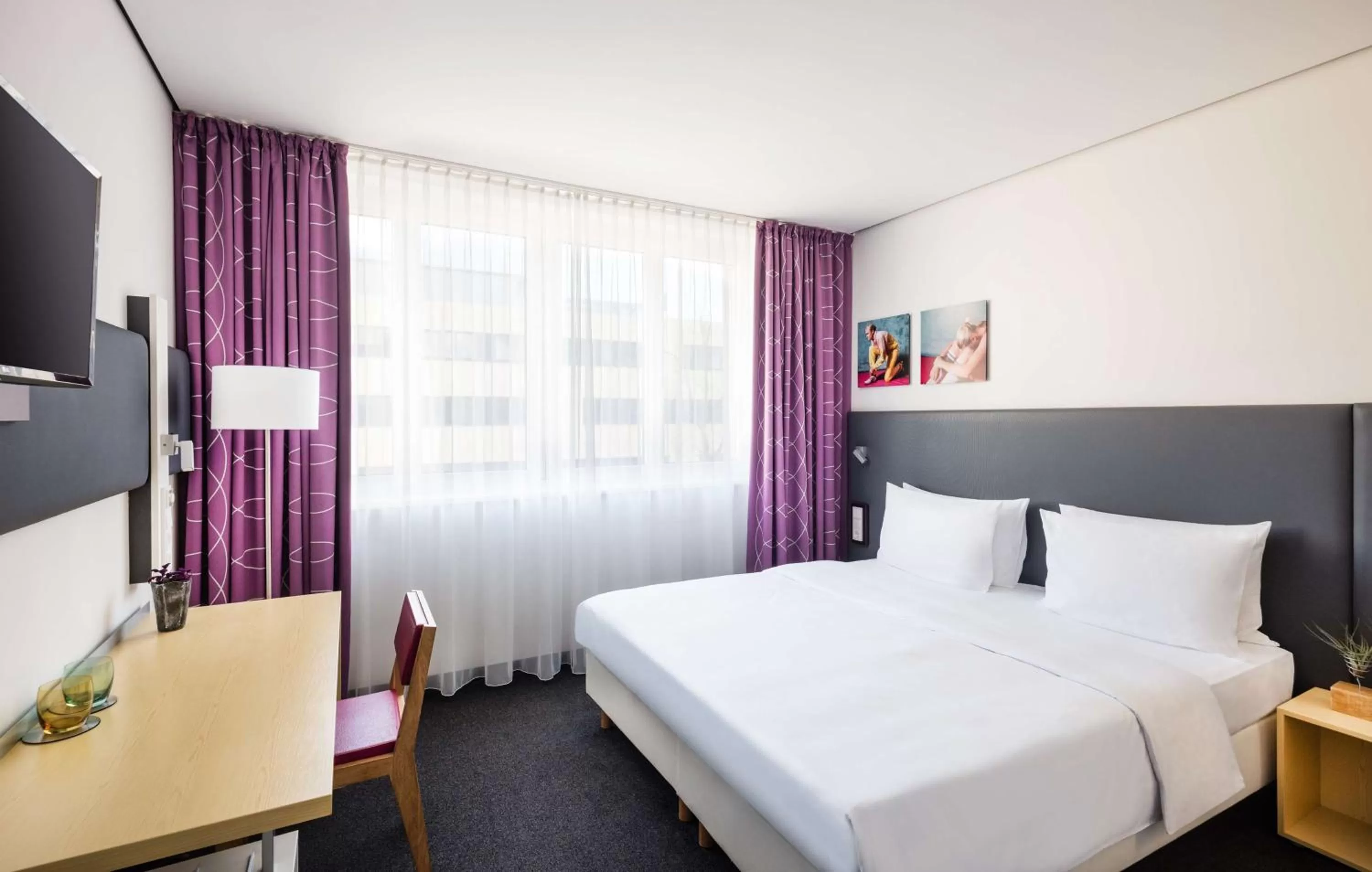 Bedroom, Bed in Lindner Hotel Frankfurt Sportpark, part of JdV by Hyatt