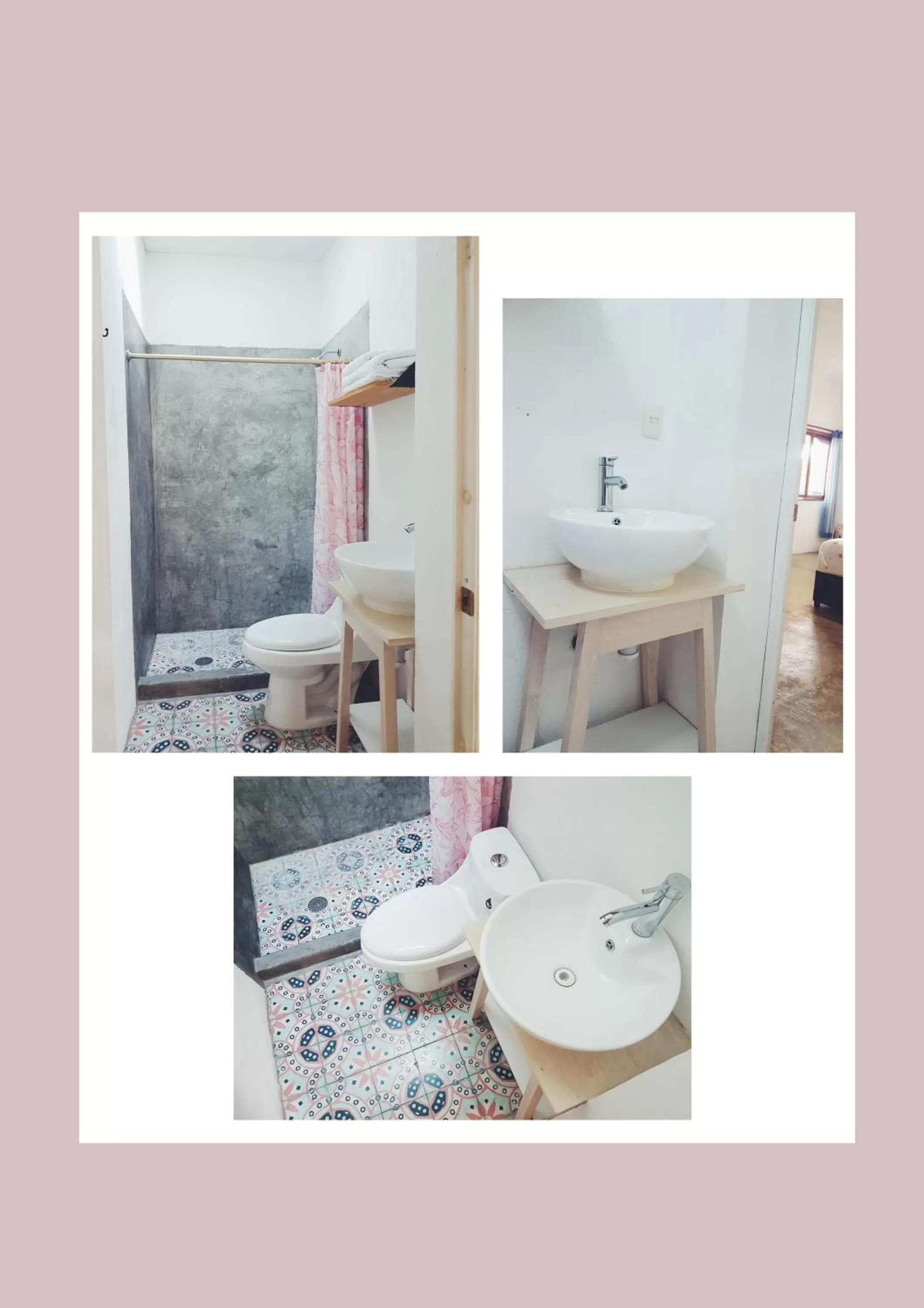 Bathroom in Hostal Hoja Santa