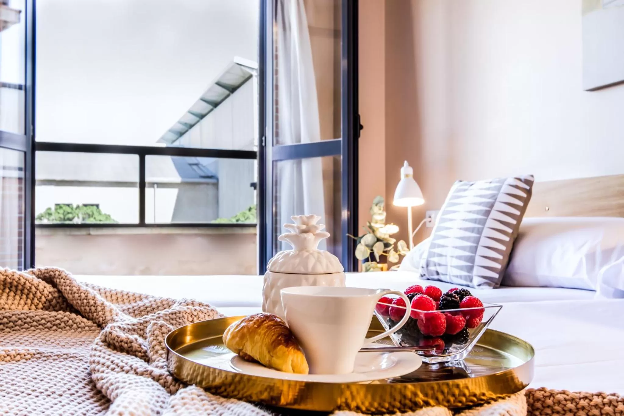 Decorative detail in Suites Pamplona Plaza