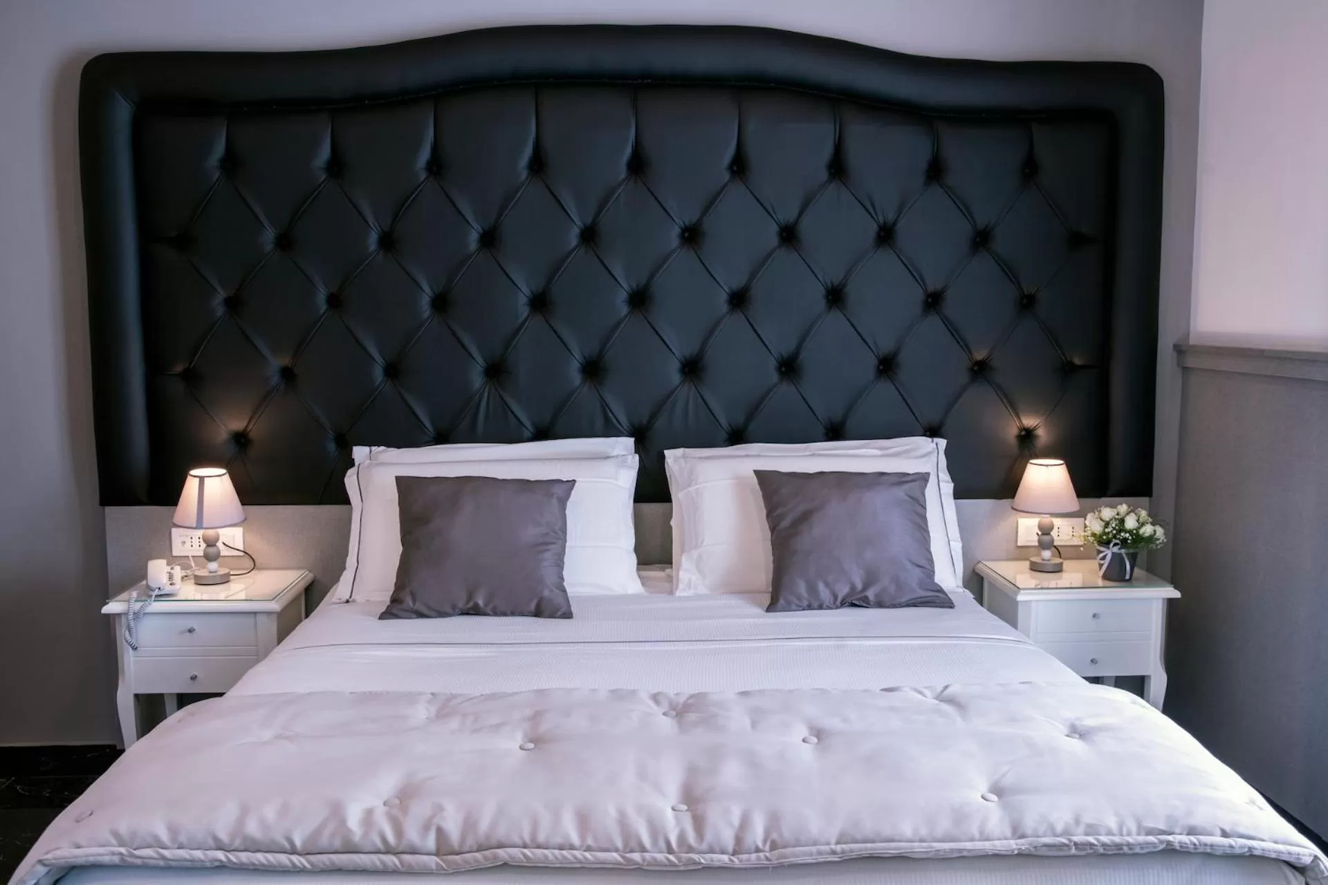 Bed in Villa Elisio Hotel & Spa