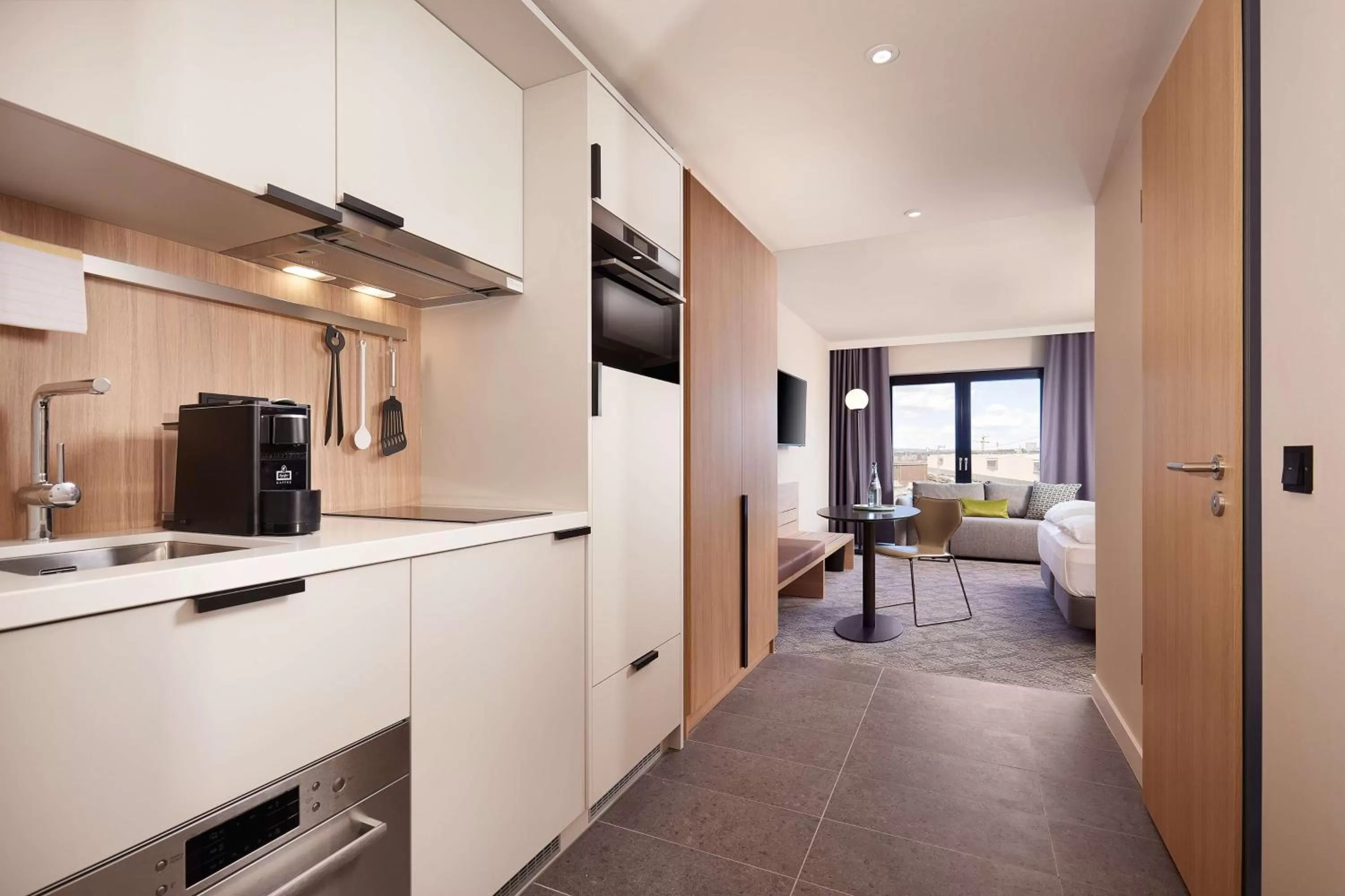 Bedroom, Bed in Adina Apartment Hotel Dusseldorf