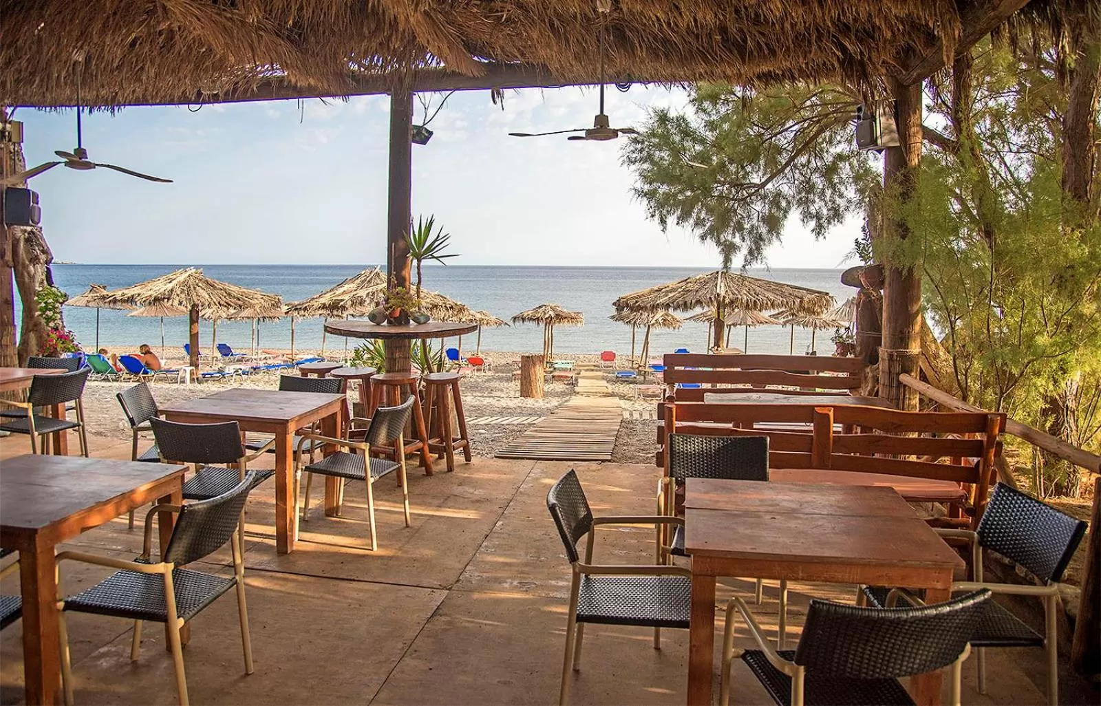 Patio in Megim Hotel