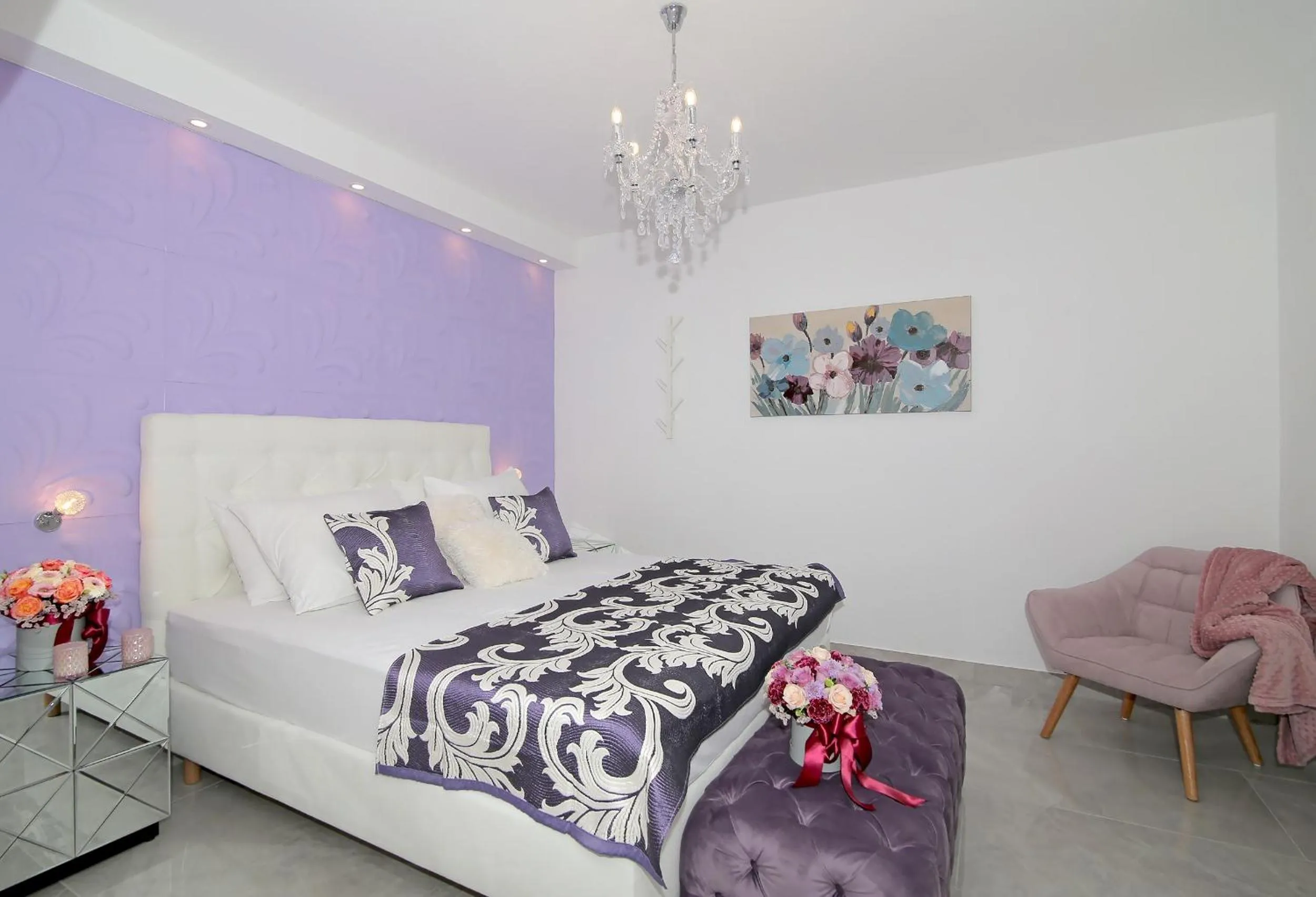 Bedroom, Bed in Villa Antea Apartments with Free Parking