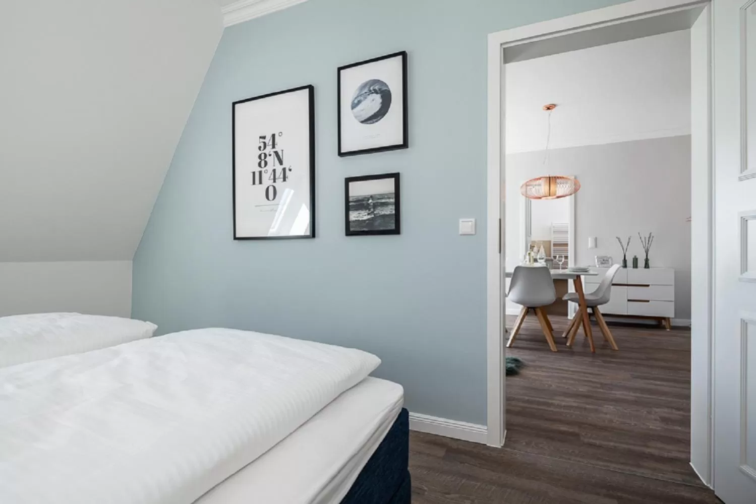 Bed in Hotel Rosenhof