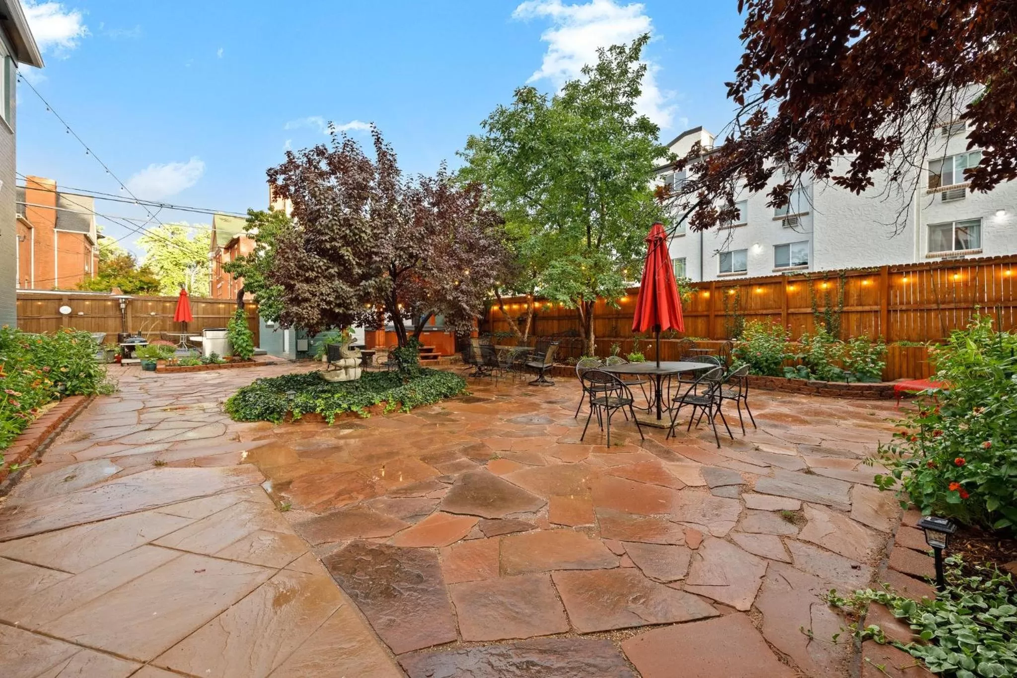 Patio in Flora House Denver