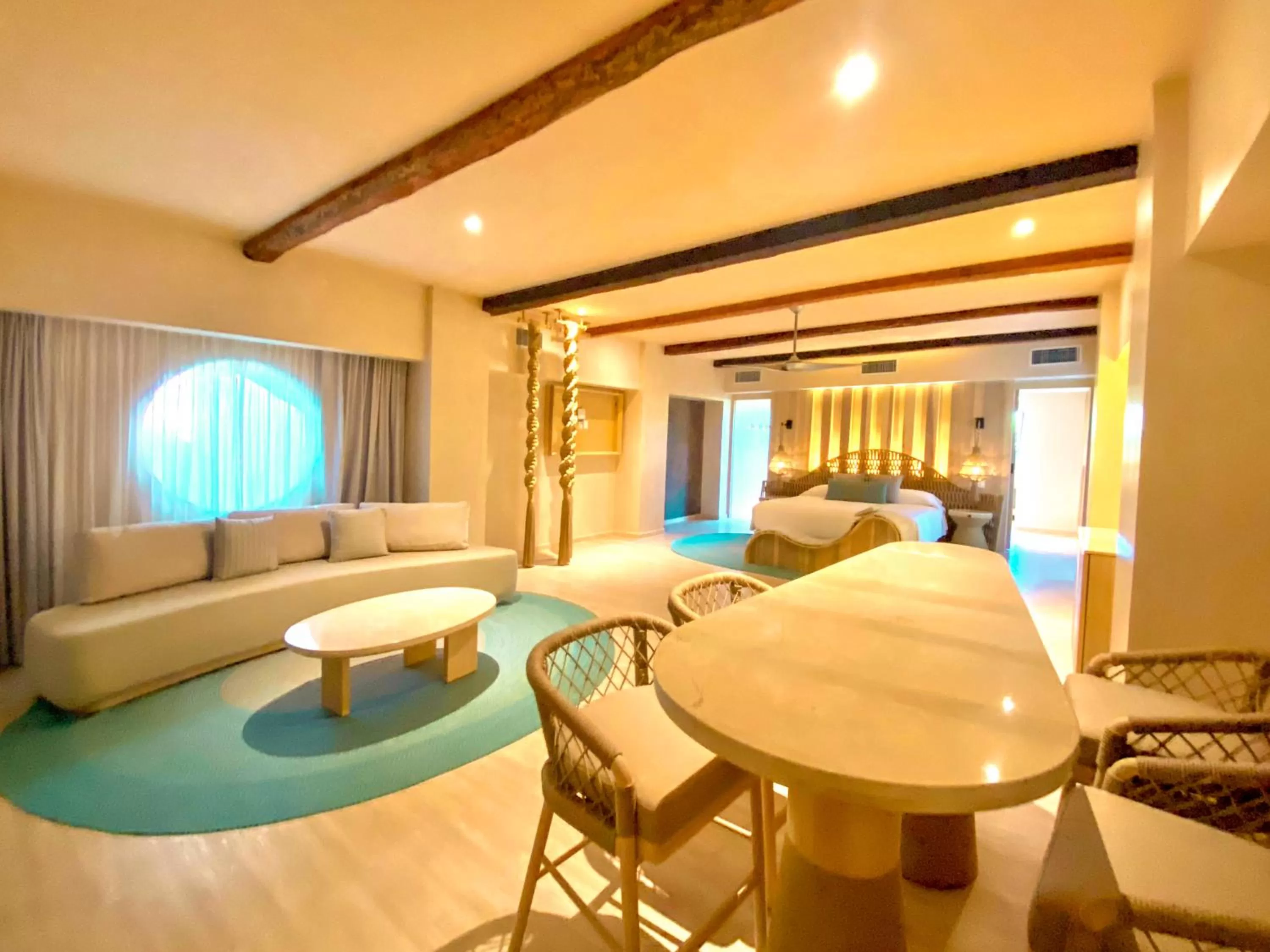 Bed in Hotel Shibari - Restaurant & Cenote Club