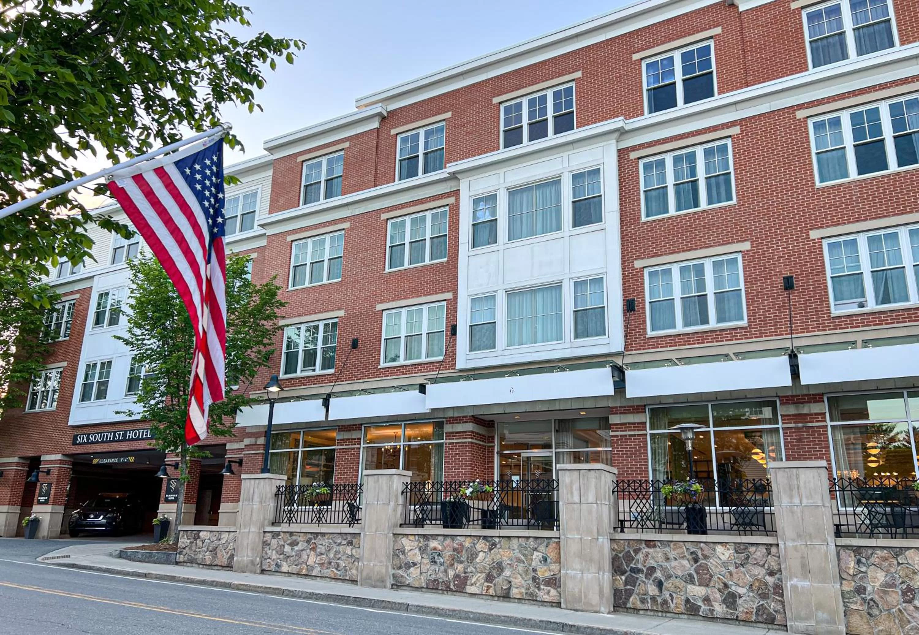 Property building in Six South St. Hotel