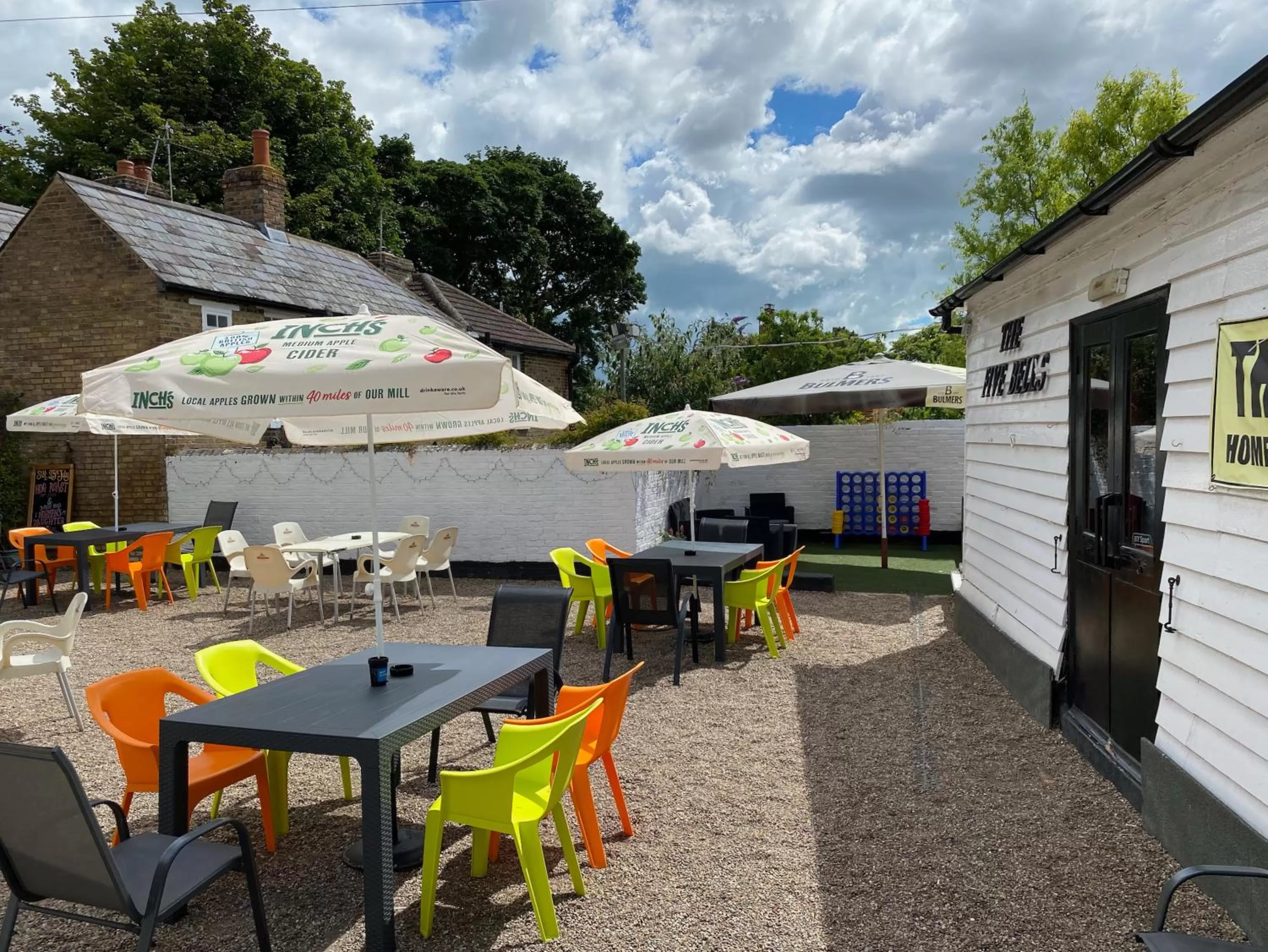Patio in The Five Bells, Eastry