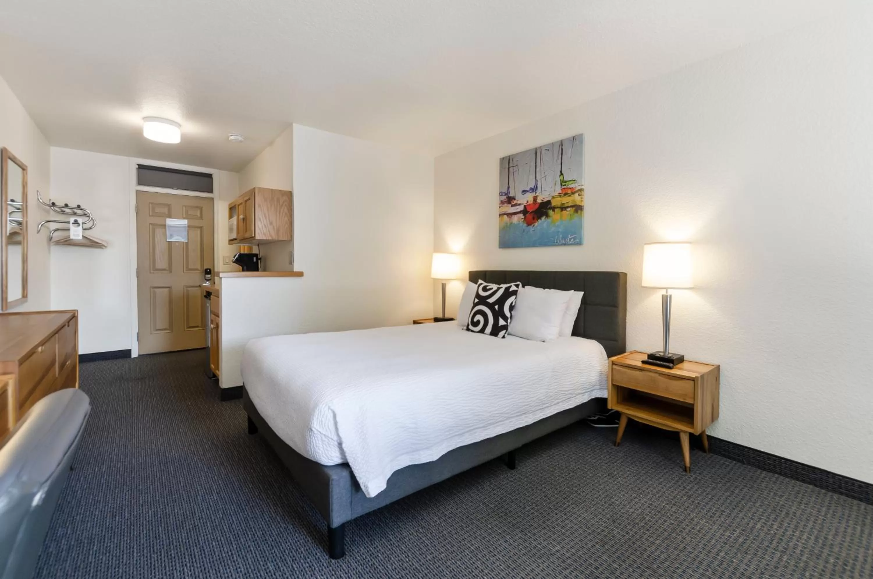 Bed in Firelite Lodge