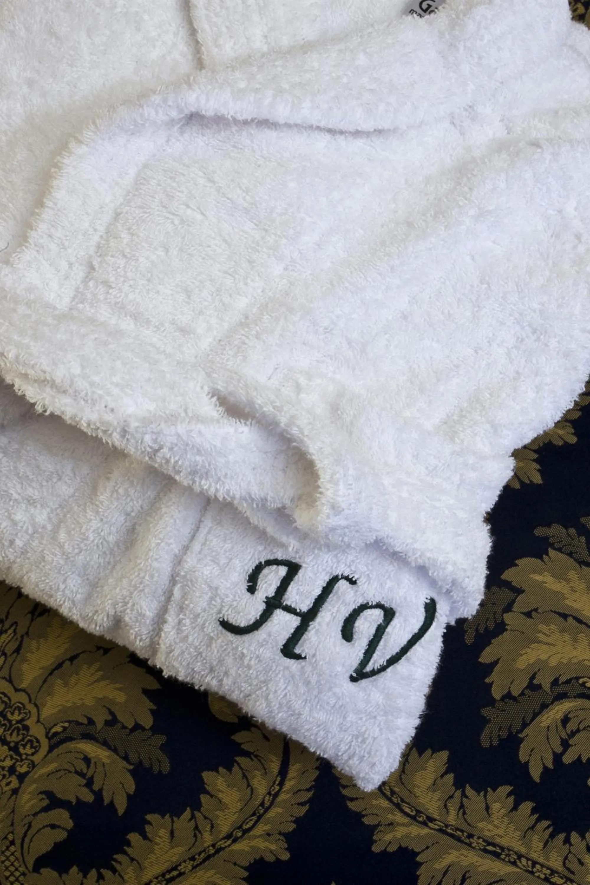 Decorative detail, Bed in Hotel Vittoria