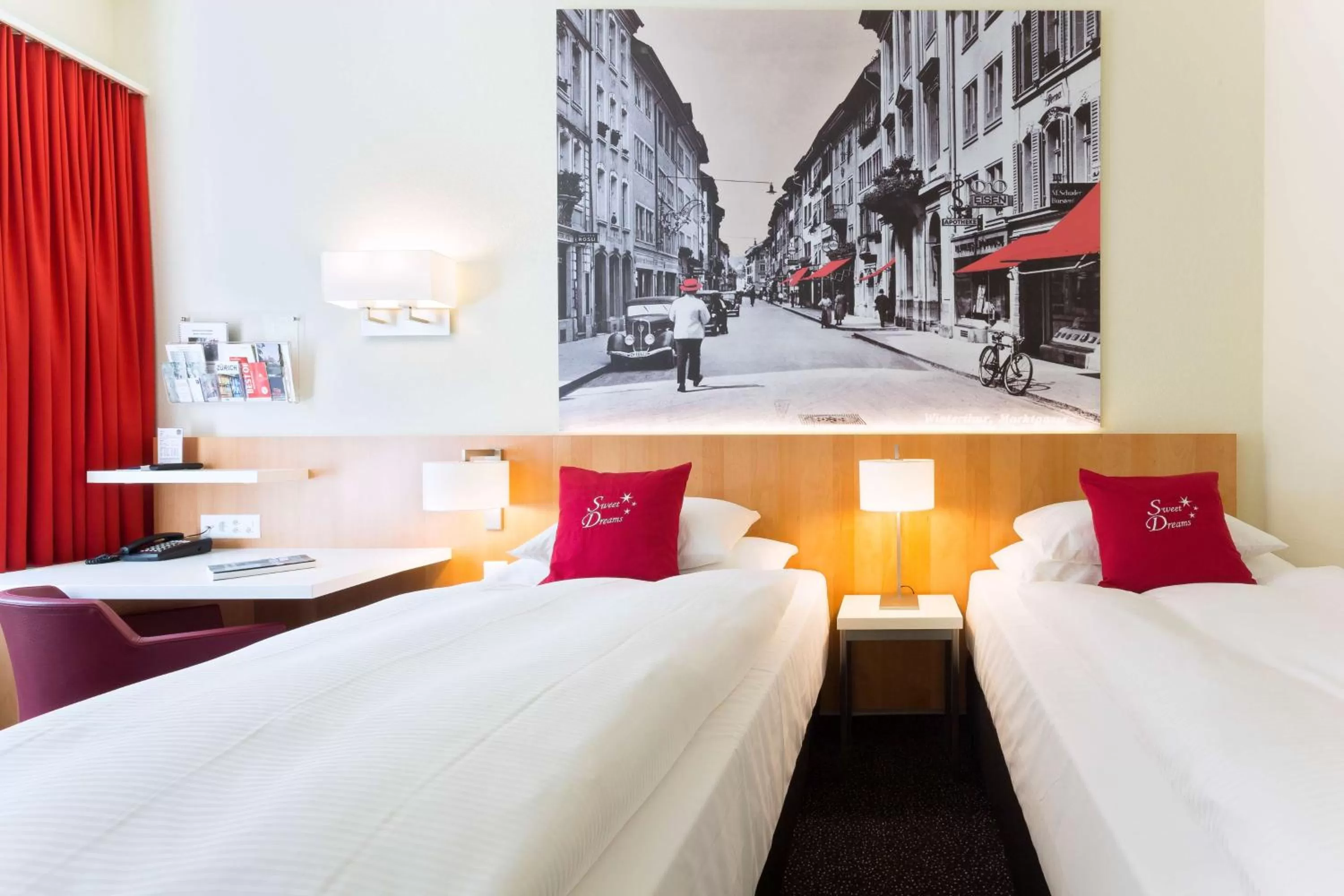 Photo of the whole room, Bed in Hotel Wartmann am Bahnhof