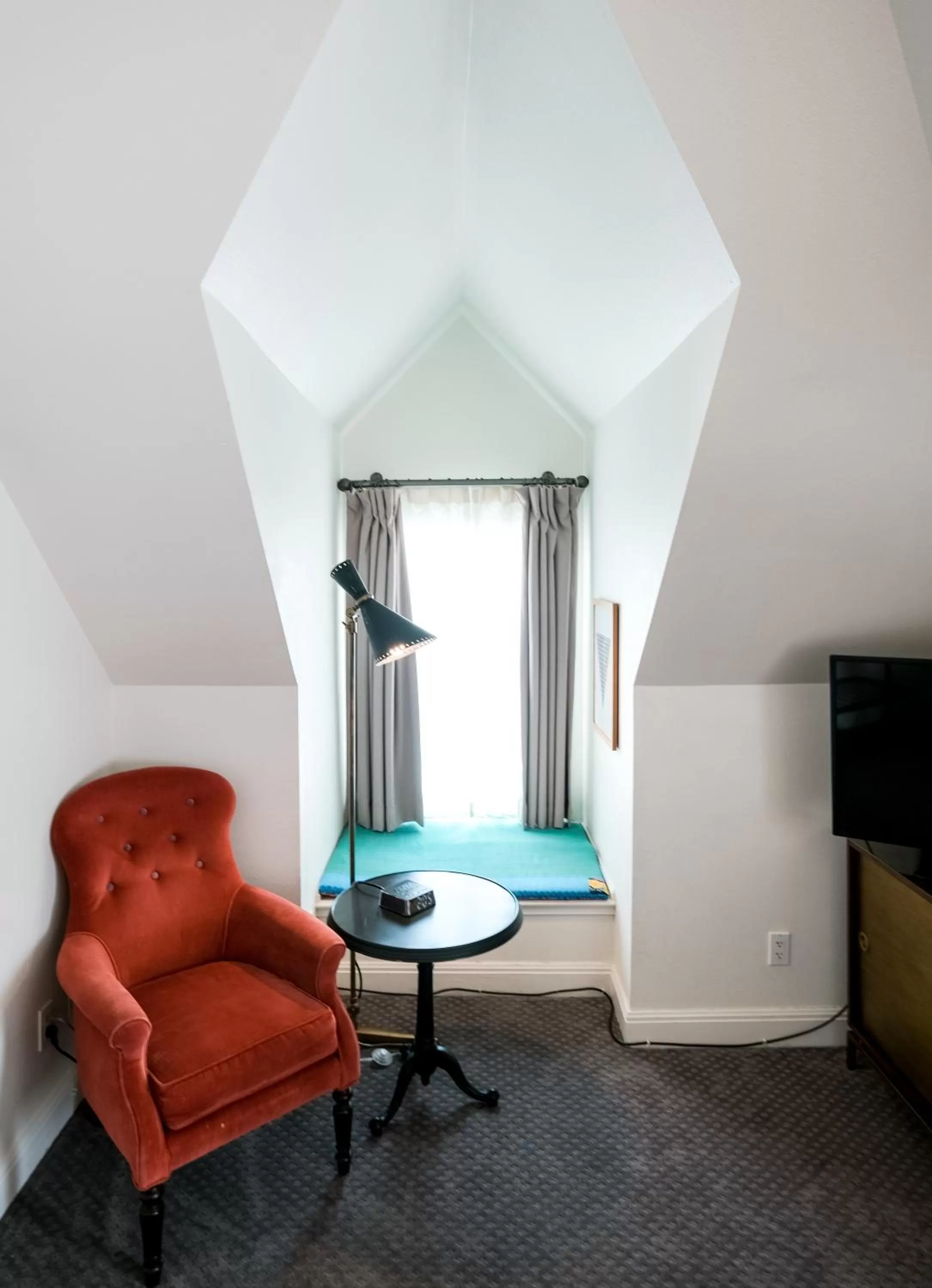 Seating area in Hotel Ella