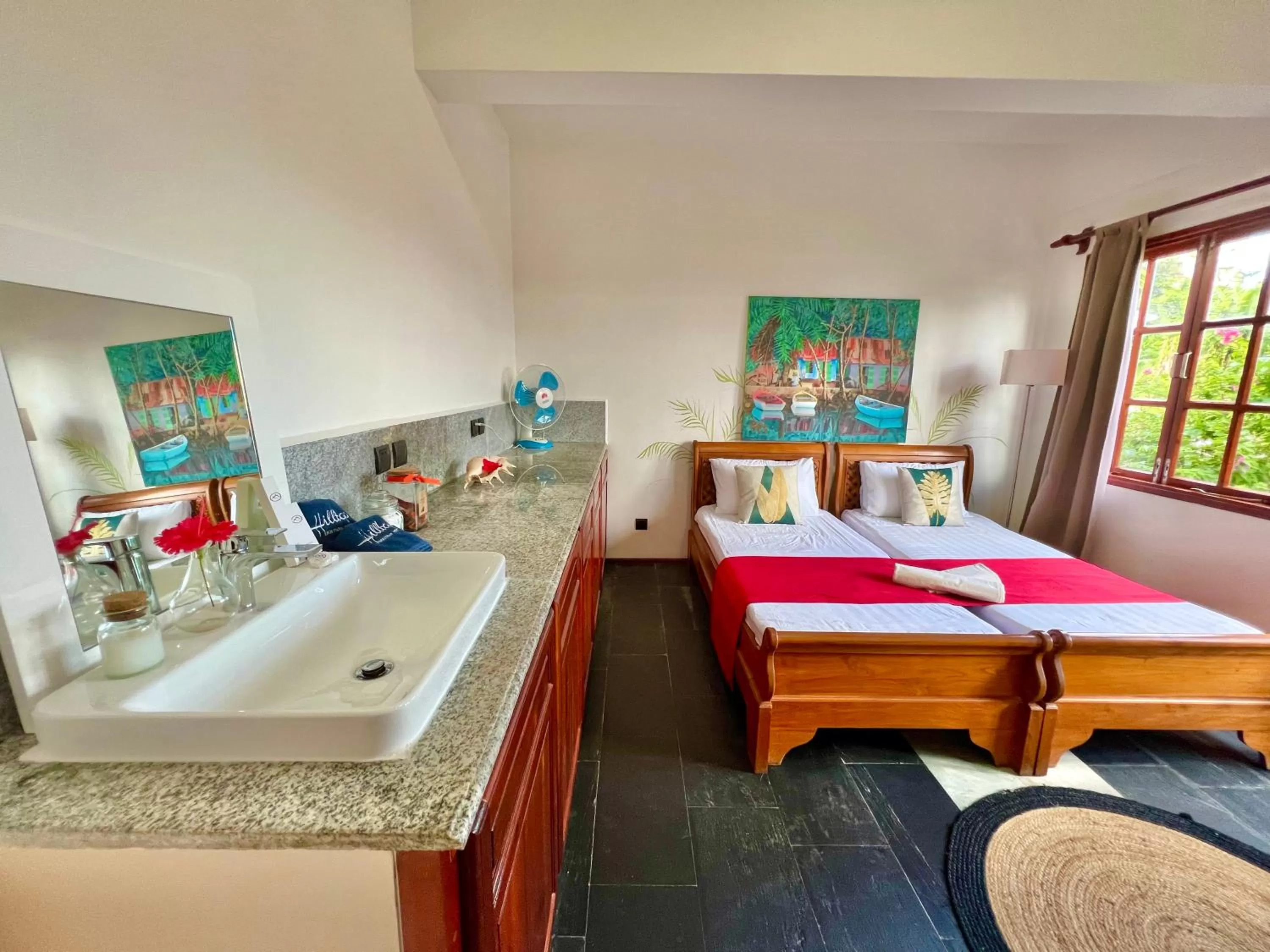 Bedroom, Bed in Hilltop Boutique Hotel