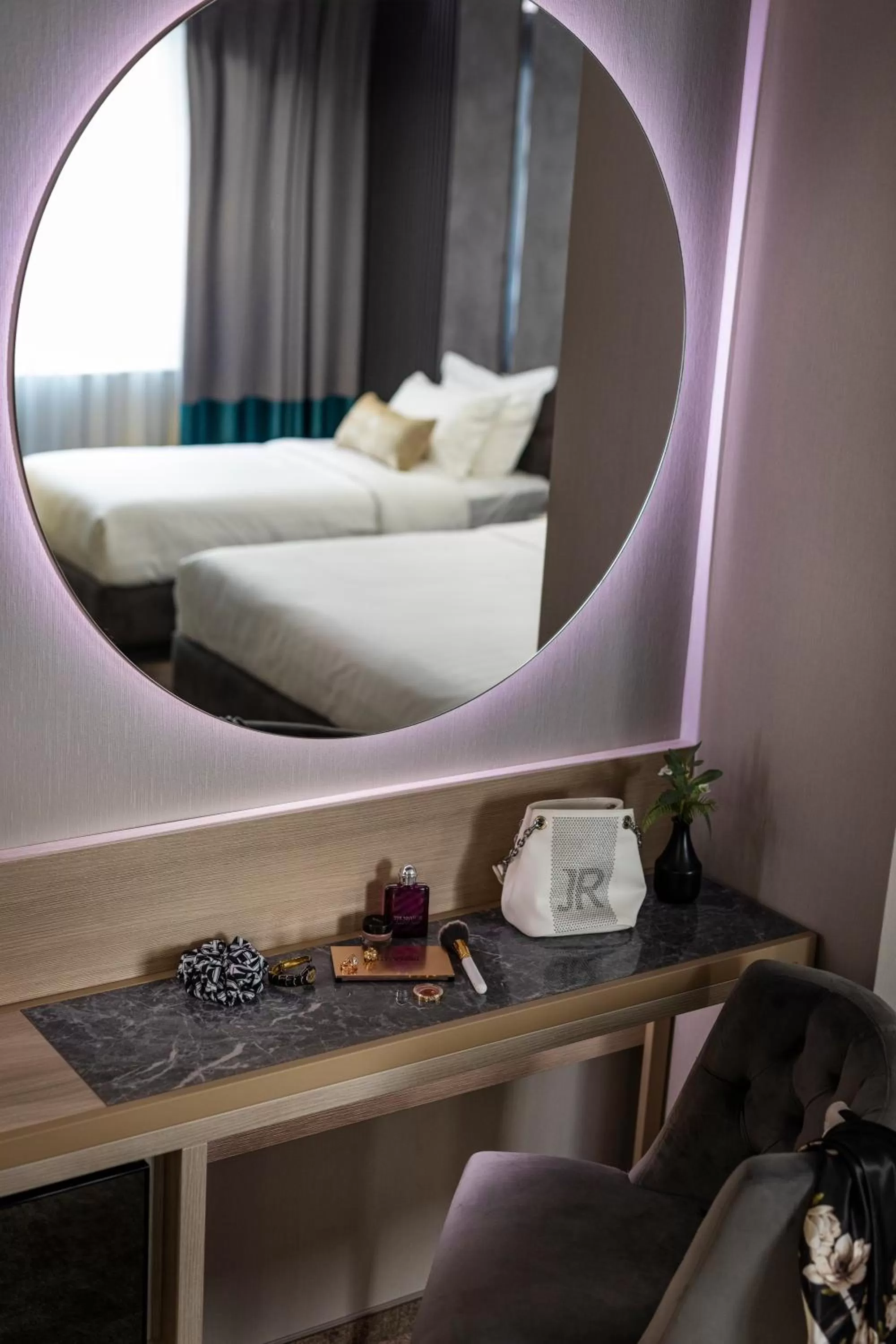 Decorative detail, Bed in -- ESTE PARK HOTEL -- part of Urban Chic Luxury Design Hotels - Parking & Compliments - next to Shopping & Dining Mall Plovdiv