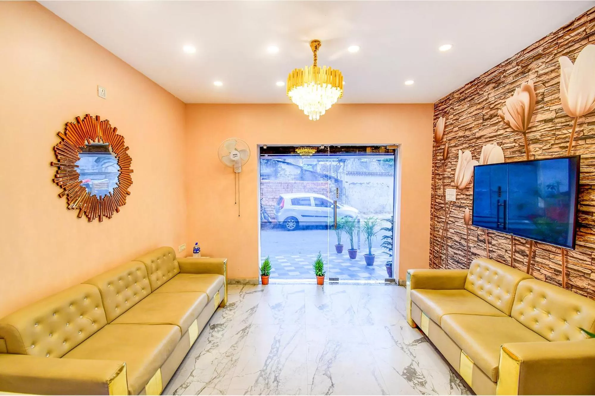 Seating area in FabHotel Aqua Tulip - Nr Milan Mela