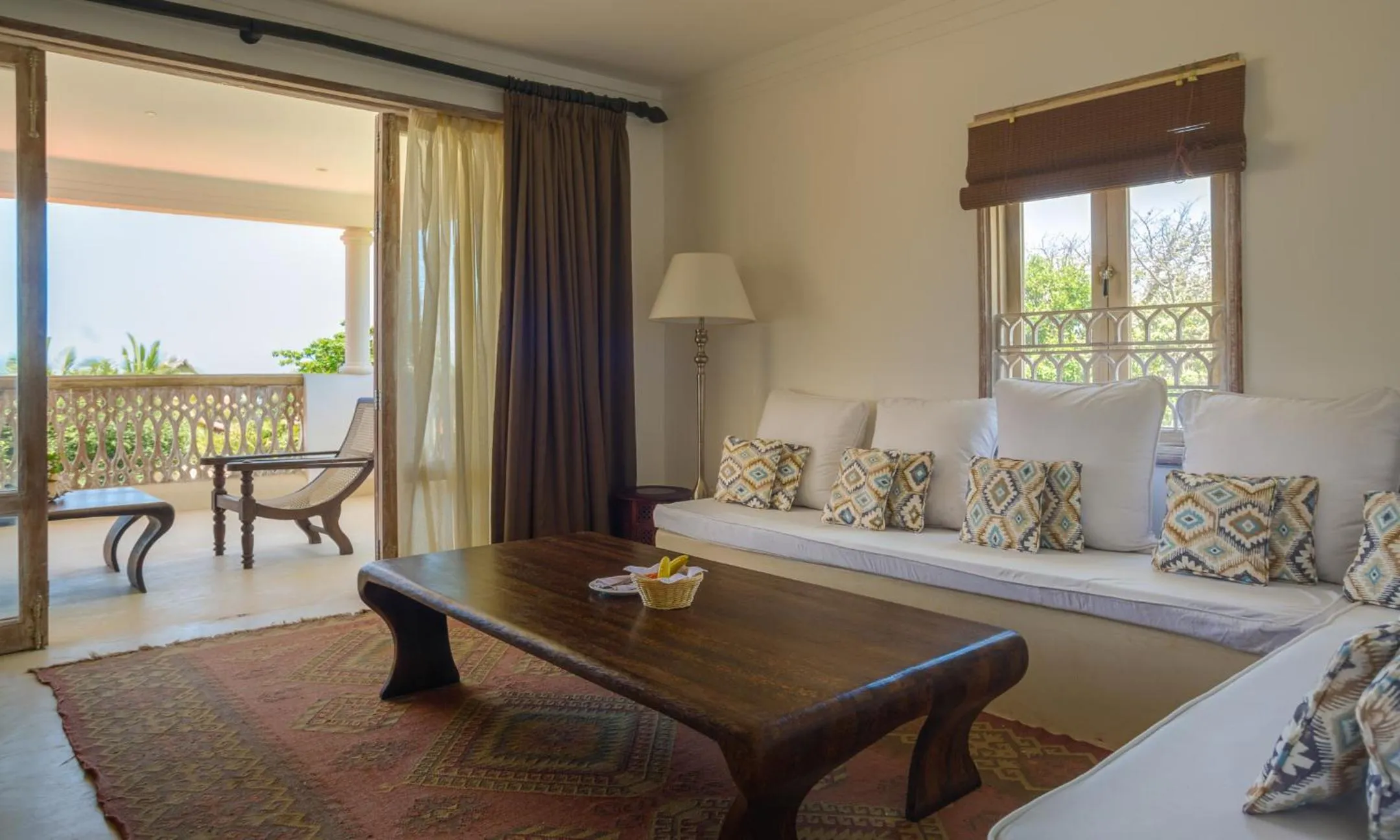 Seating area in Swahili Beach