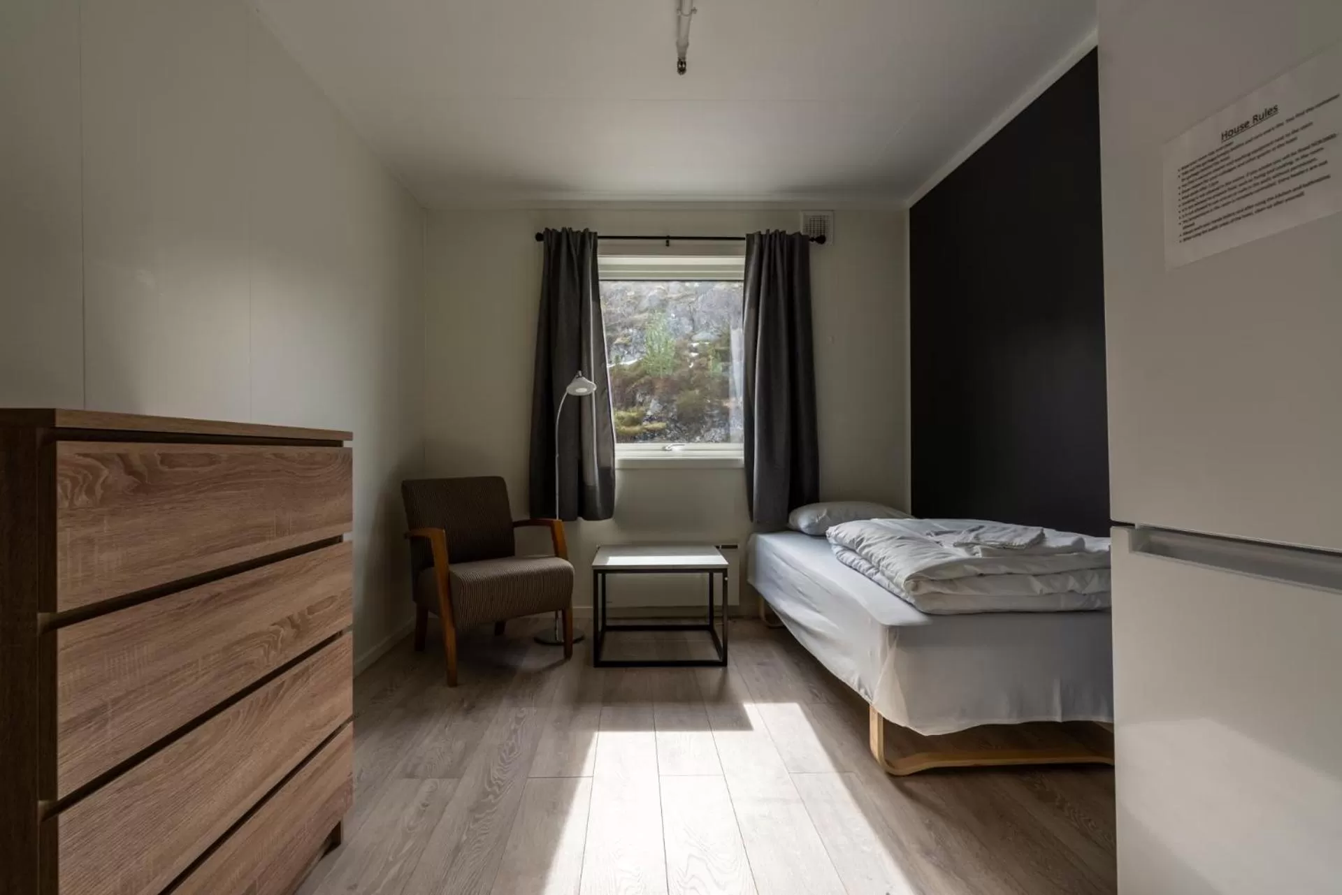 Photo of the whole room, Bed in Marina Hotel Lofoten