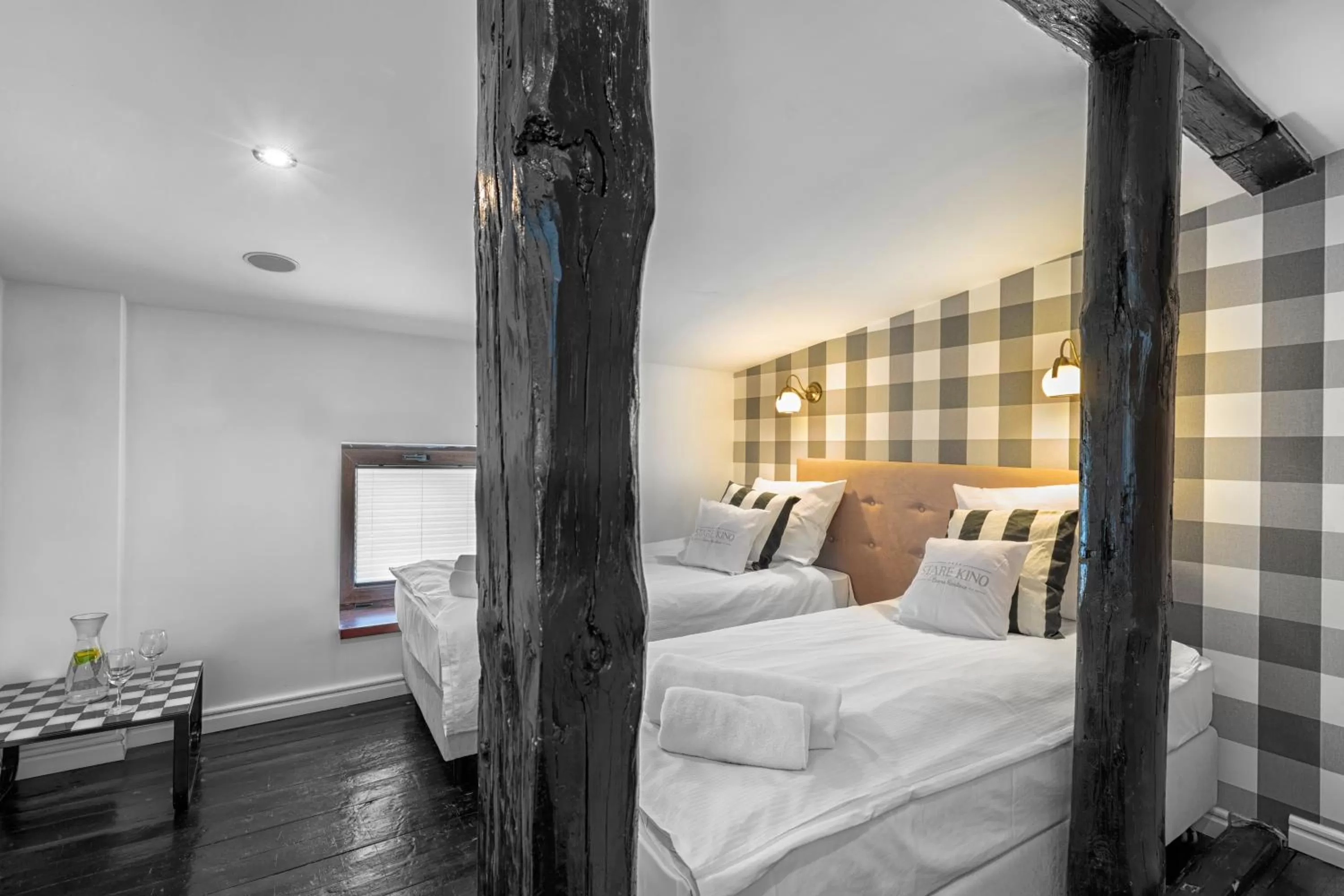 Bed in Stare Kino Cinema Residence