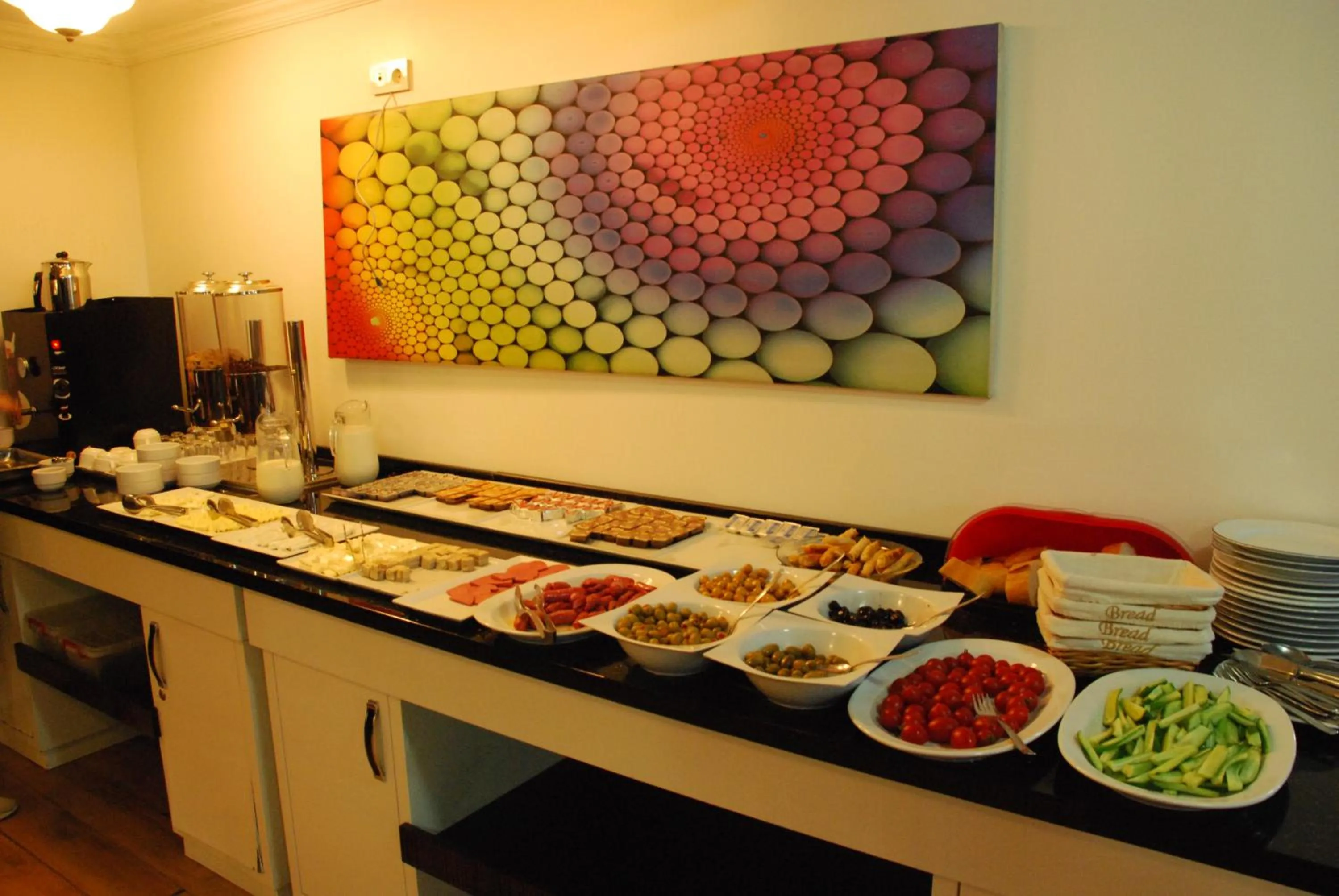 Buffet breakfast in Hotel Mithat