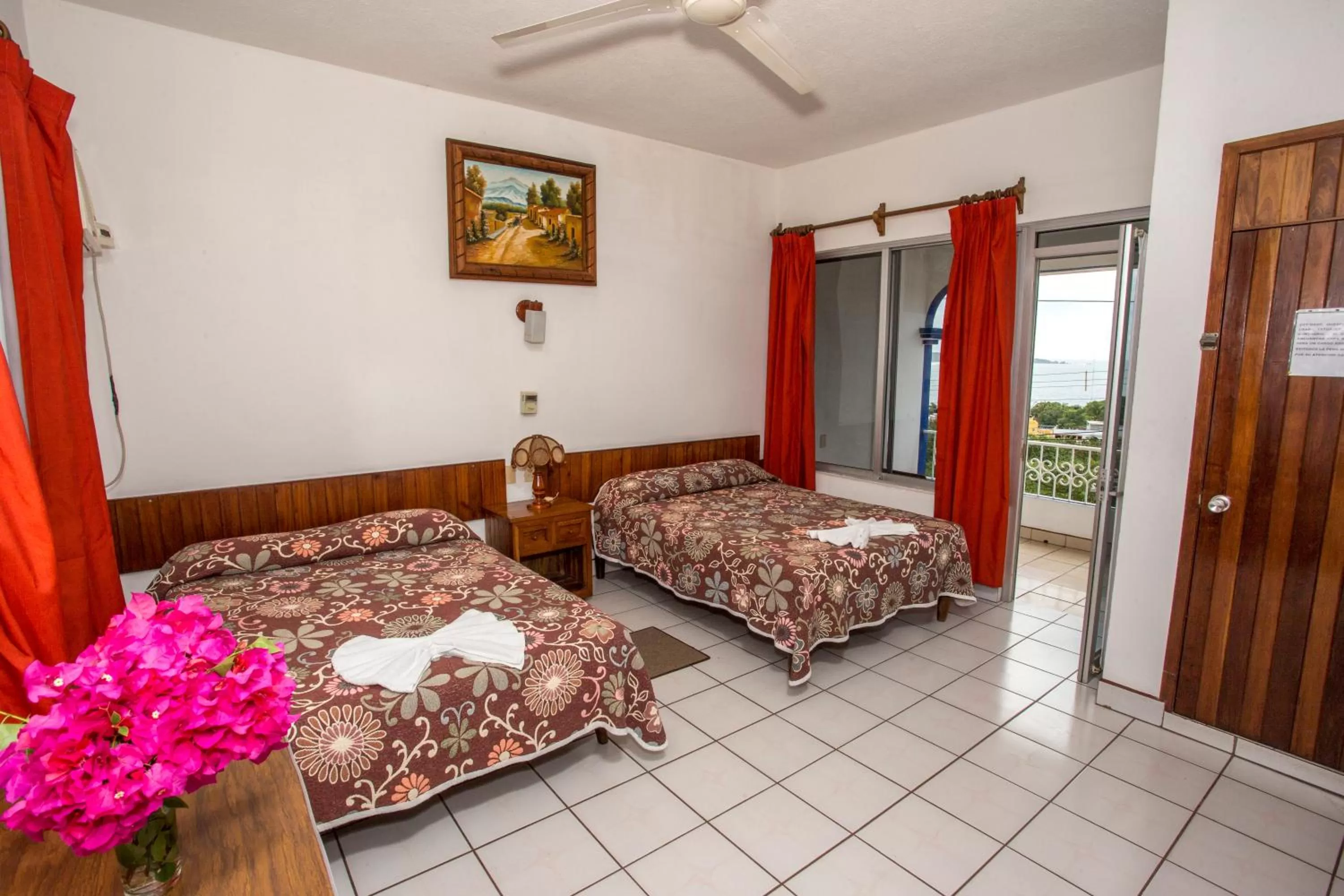 Bed in Hotel San Juan