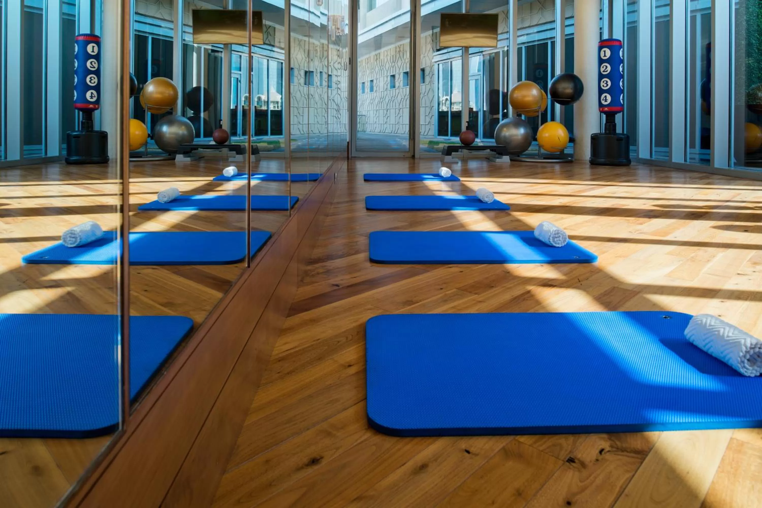 Fitness centre/facilities in Address Dubai Mall