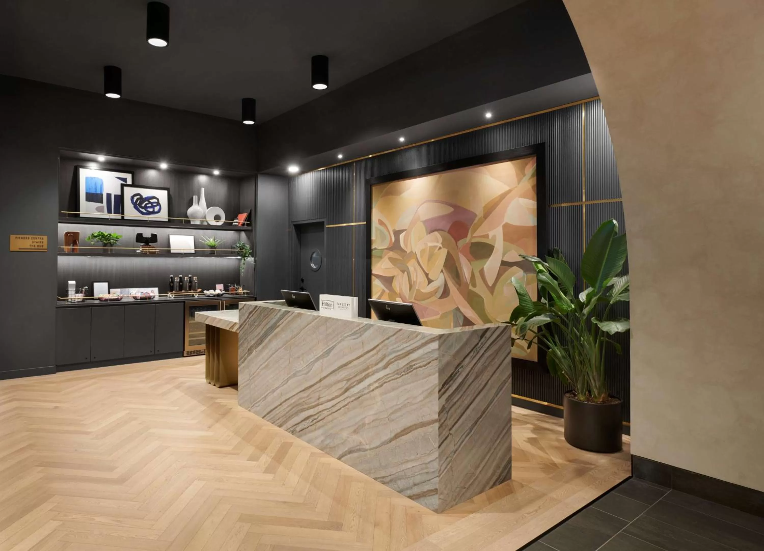 Lobby or reception in The Westley Calgary Downtown, Tapestry Collection By Hilton