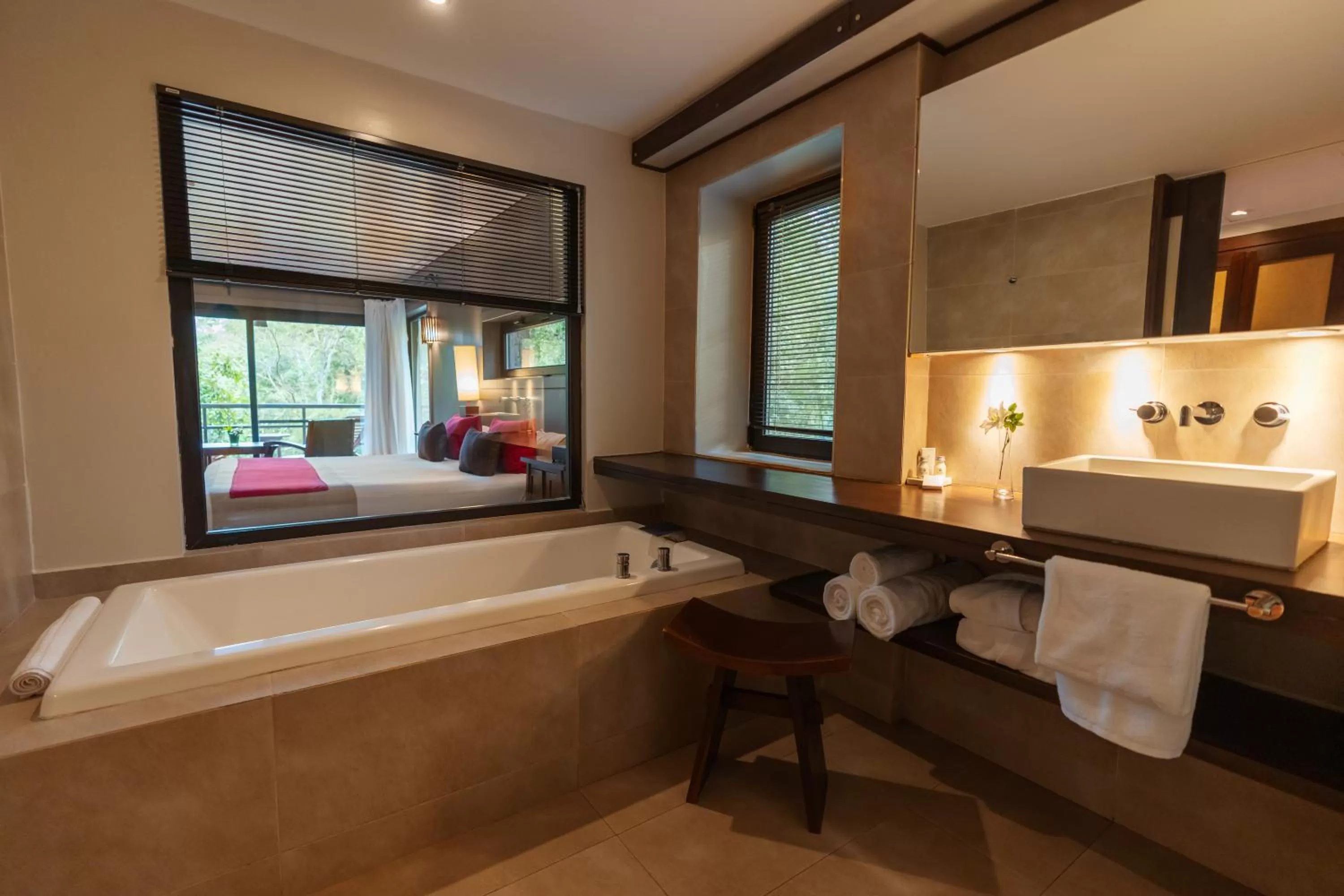 Bathroom in Loi Suites Iguazu Hotel