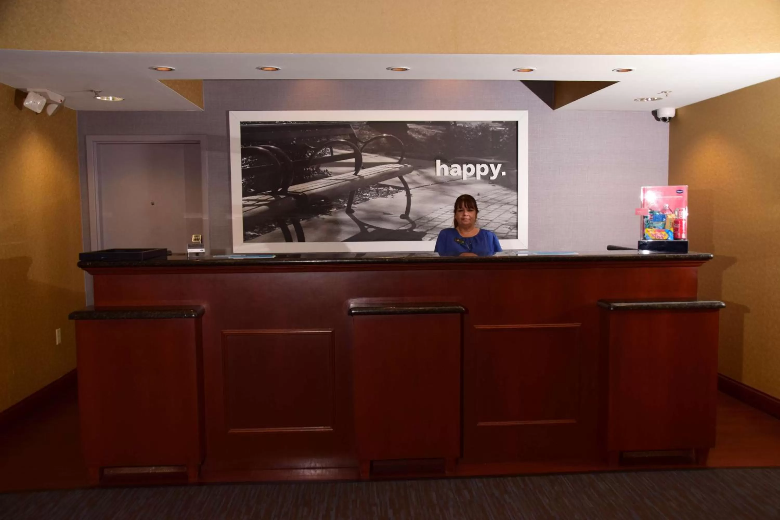 Lobby or reception in Hampton Inn Indiana