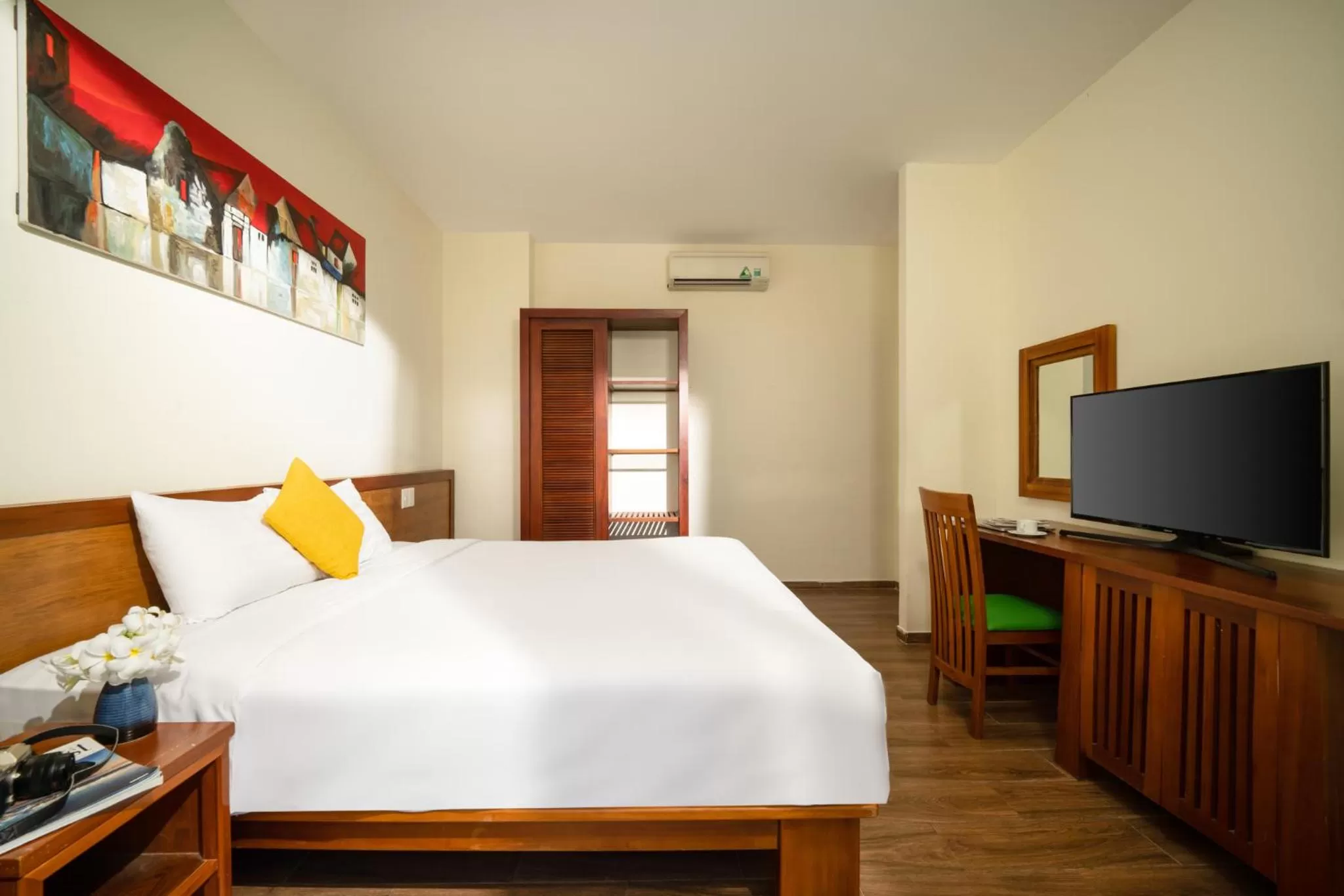 Bed in Palm Village Hoian - STAY 24H