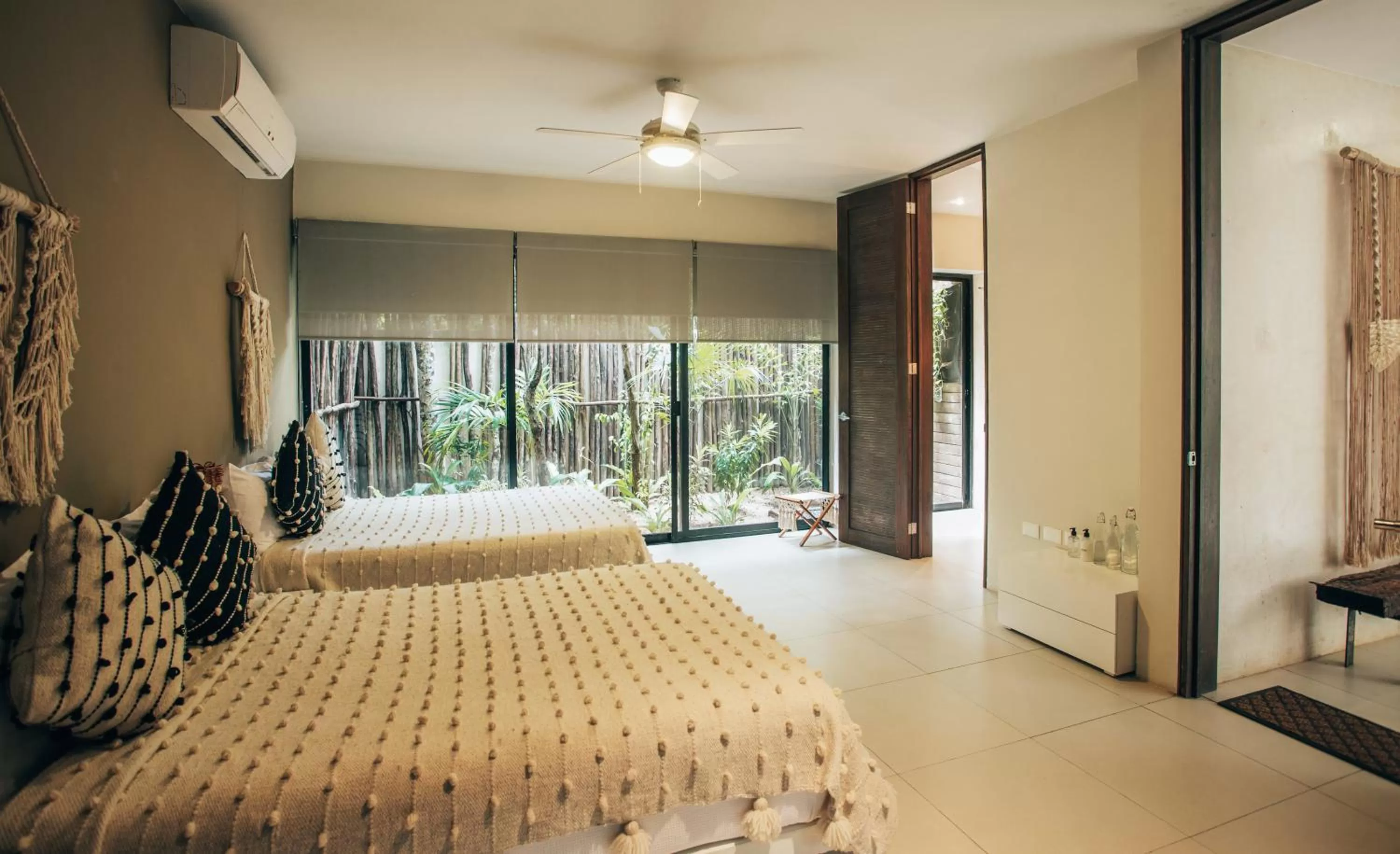 Bed in Orchid House Tulum Jungle