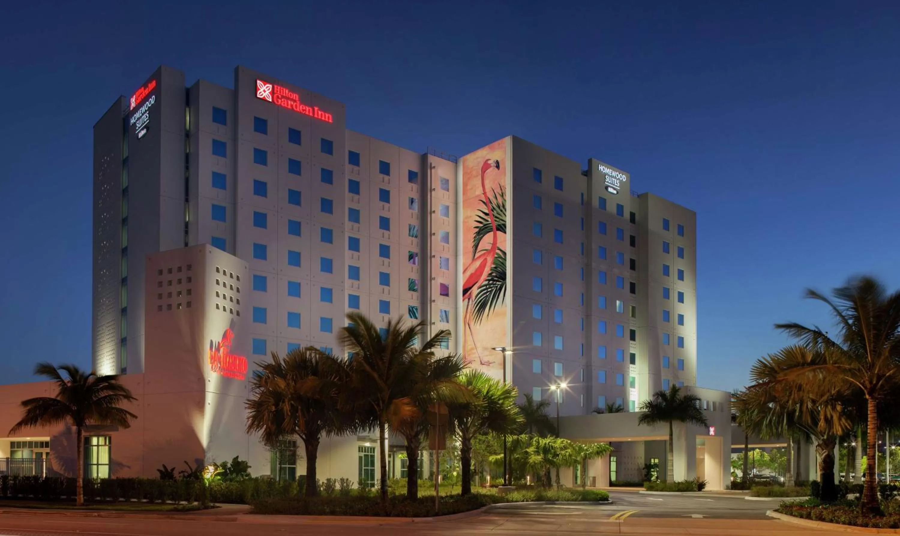 Property building in Hilton Garden Inn Miami Dolphin Mall