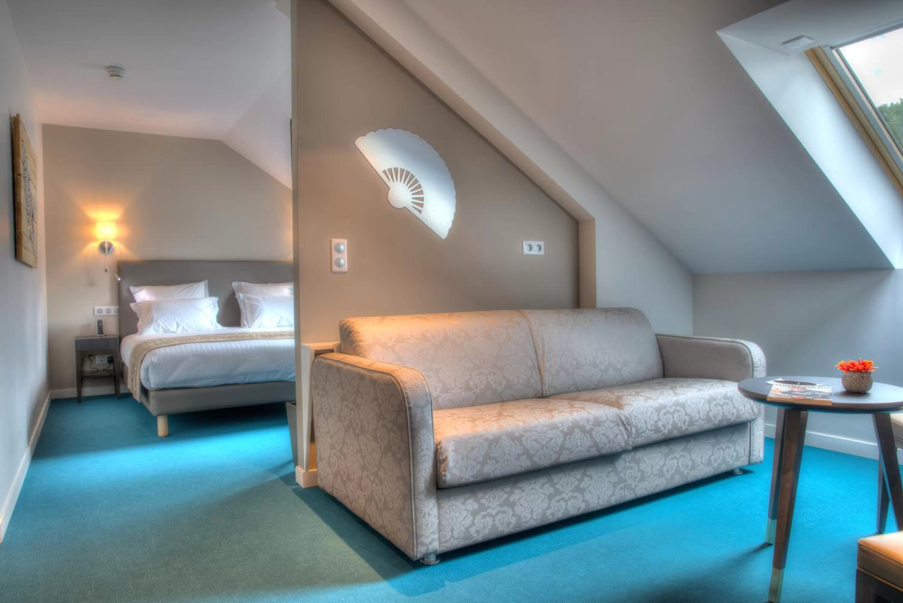 Bed in Hôtel de la Tabletterie