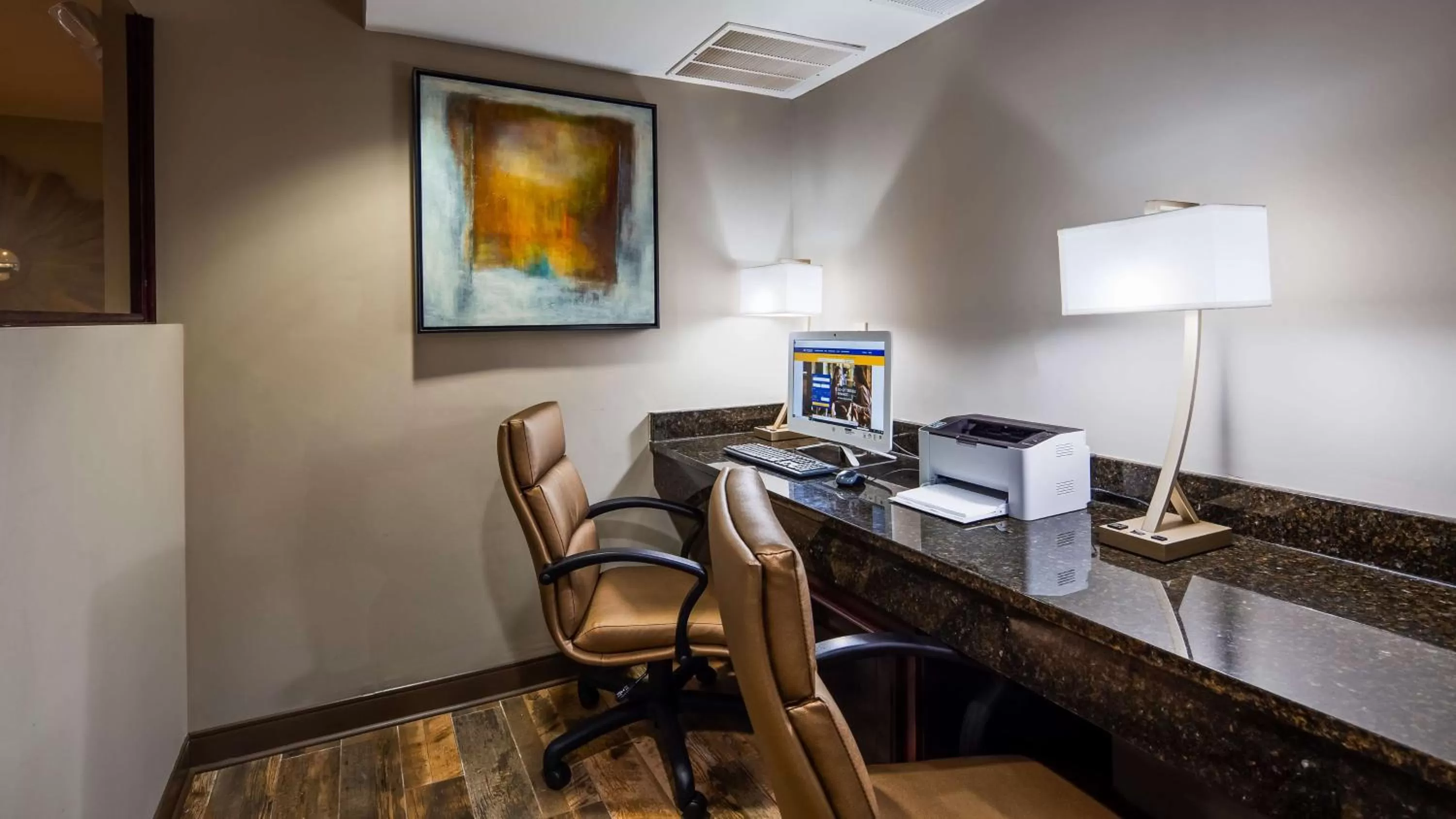 On site in Best Western Shenandoah Inn